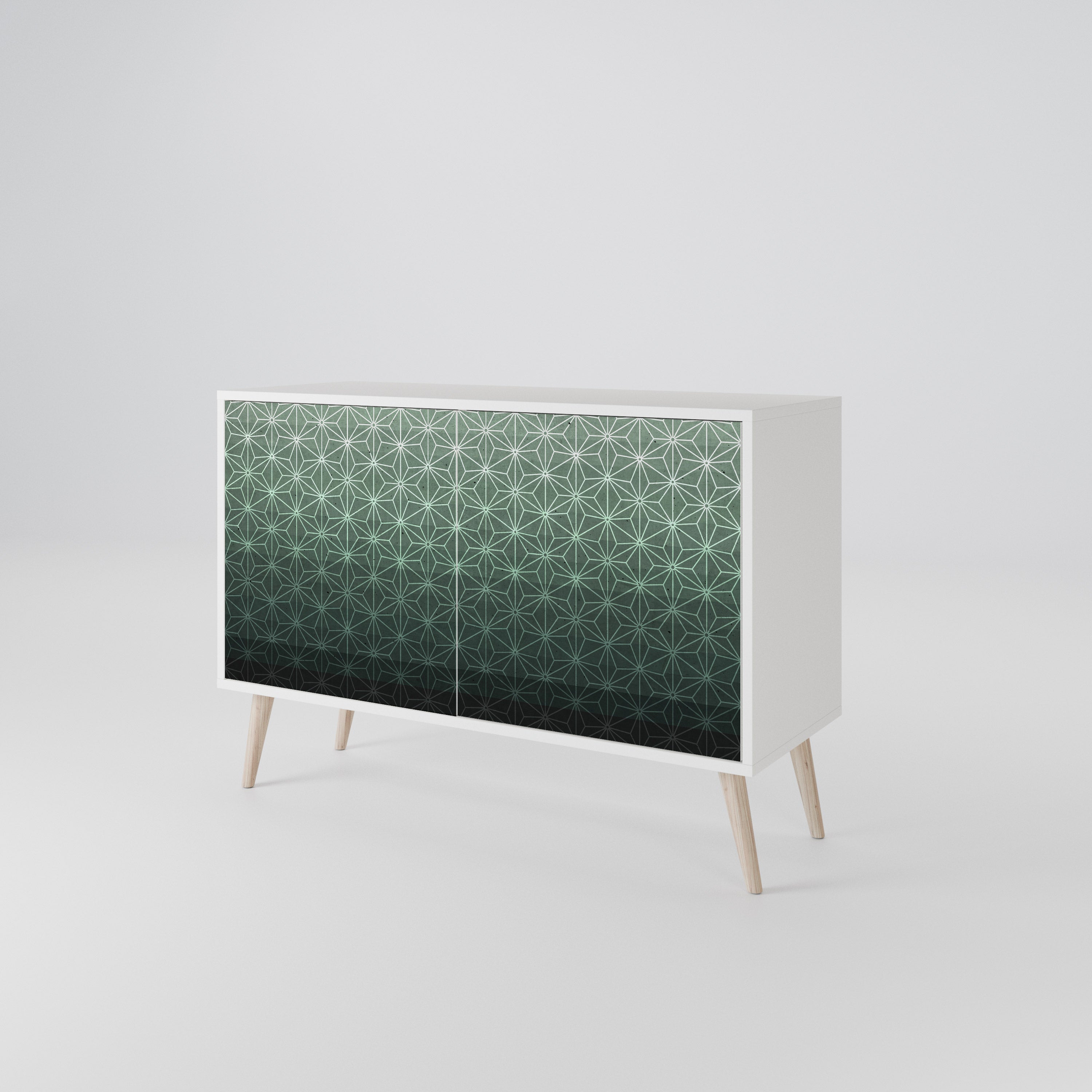 ORNAMENTAL GLIMMER Komoda 2-drzwiowa korpus Biały