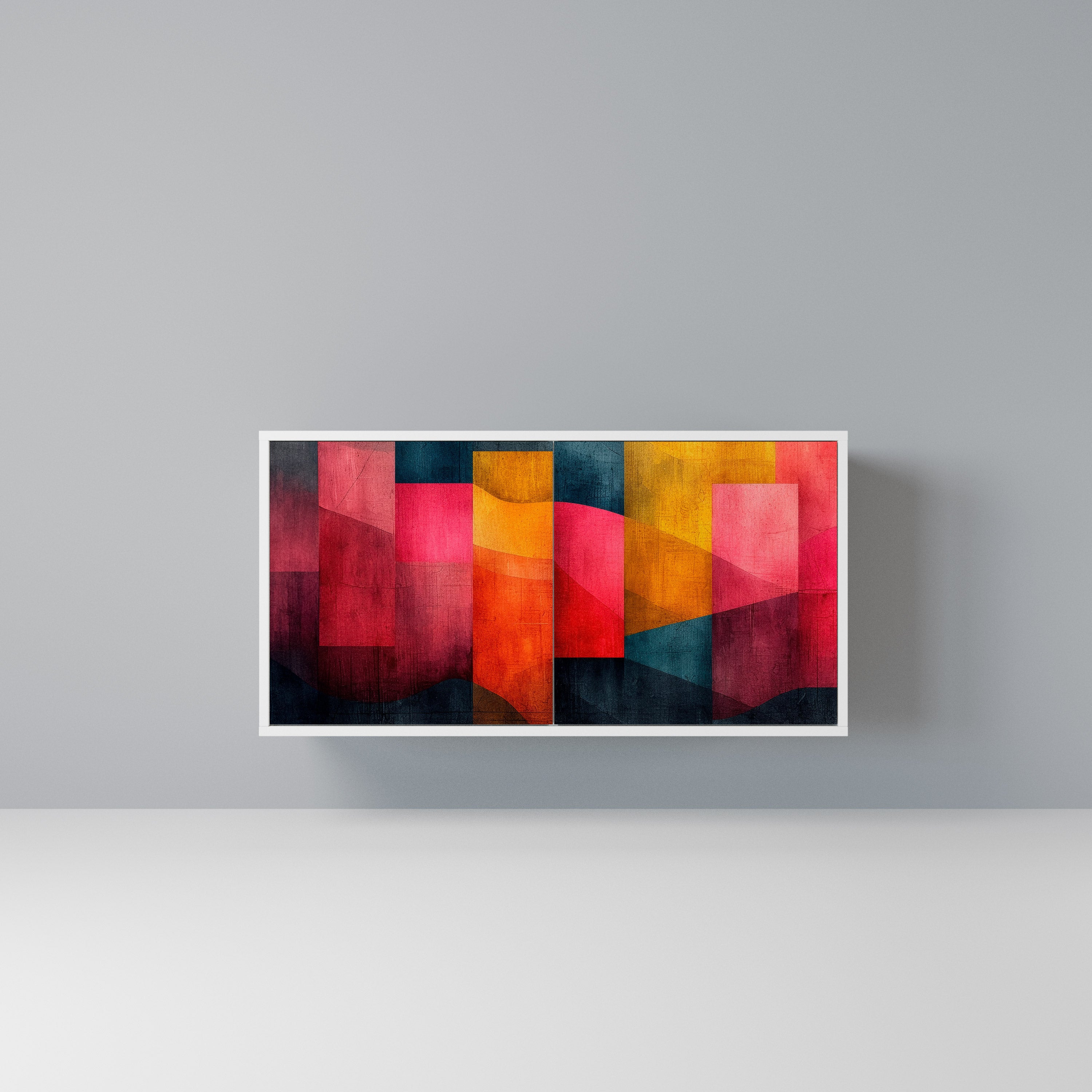COLORFUL SOUNDS Komoda 2-drzwiowa korpus Biały