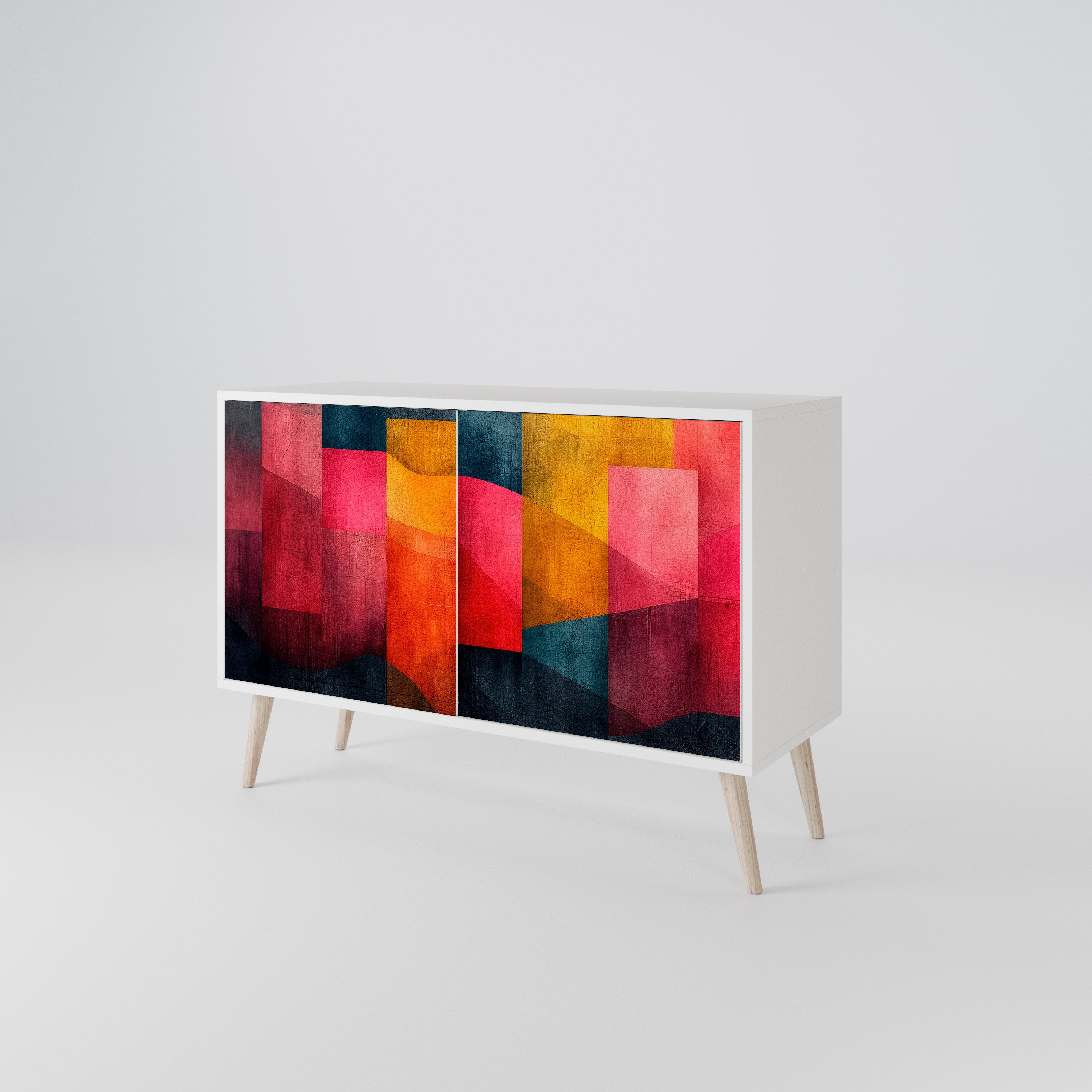 COLORFUL SOUNDS Komoda 2-drzwiowa korpus Biały
