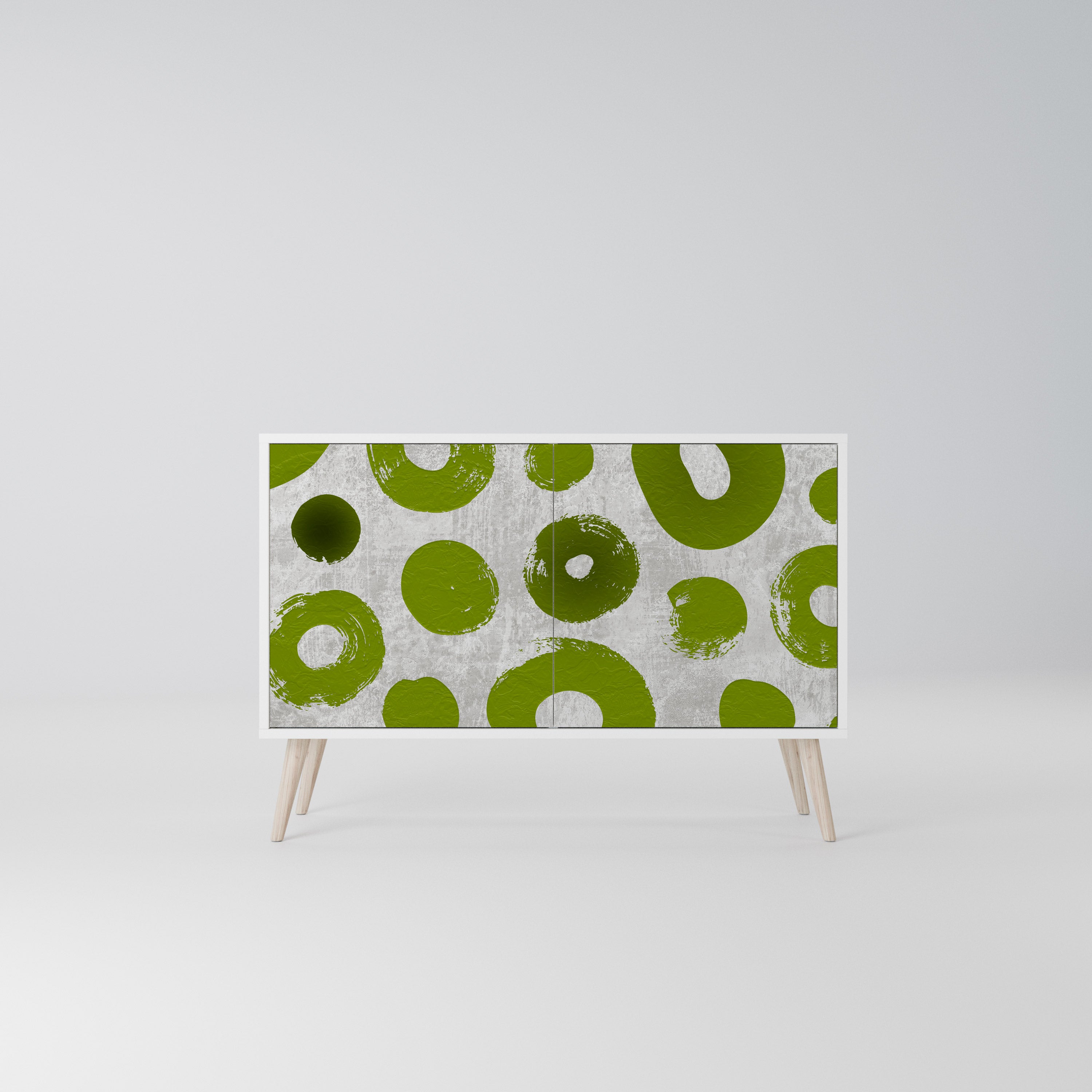GREEN RHAPSODY Komoda 2-drzwiowa korpus Biały