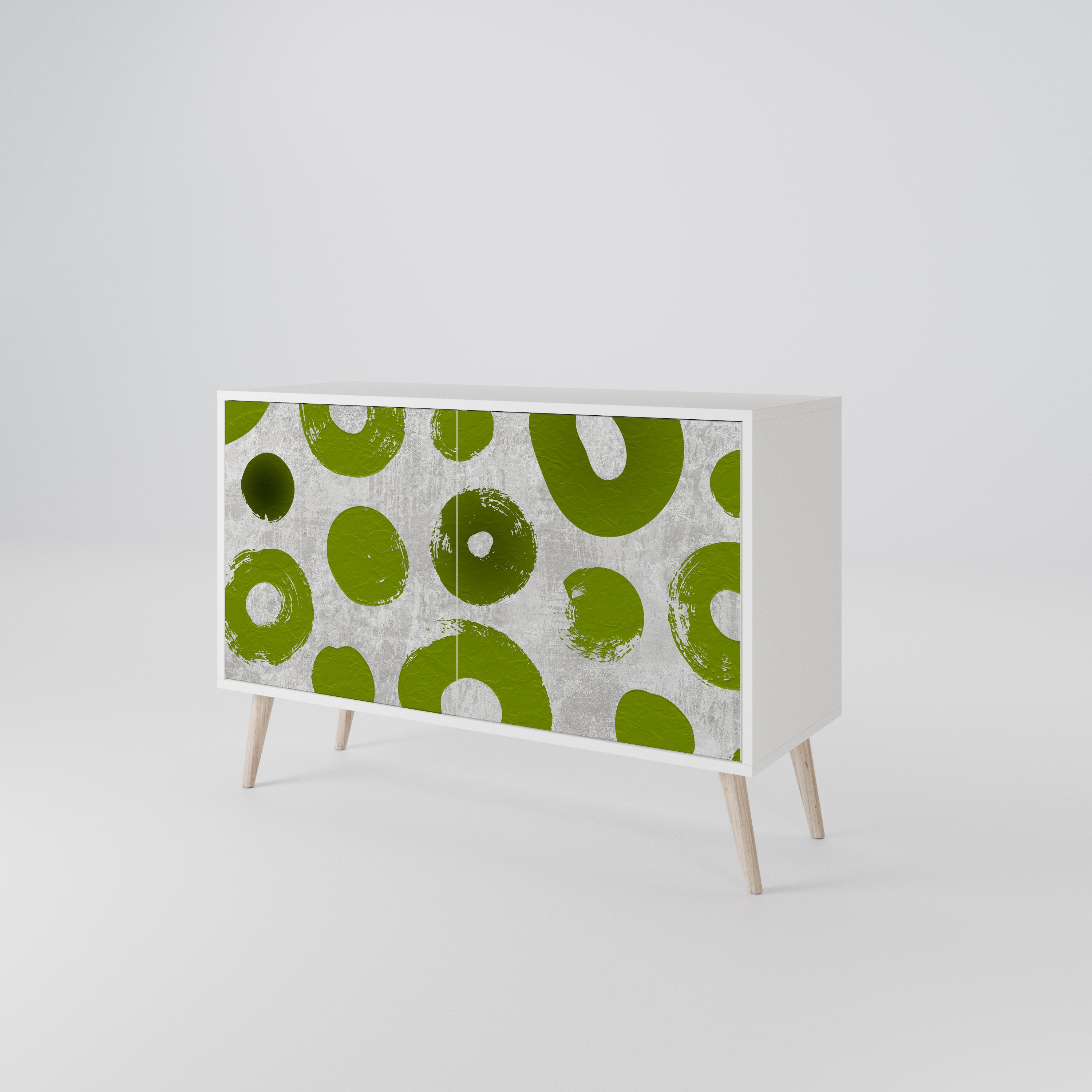 GREEN RHAPSODY Komoda 2-drzwiowa korpus Biały