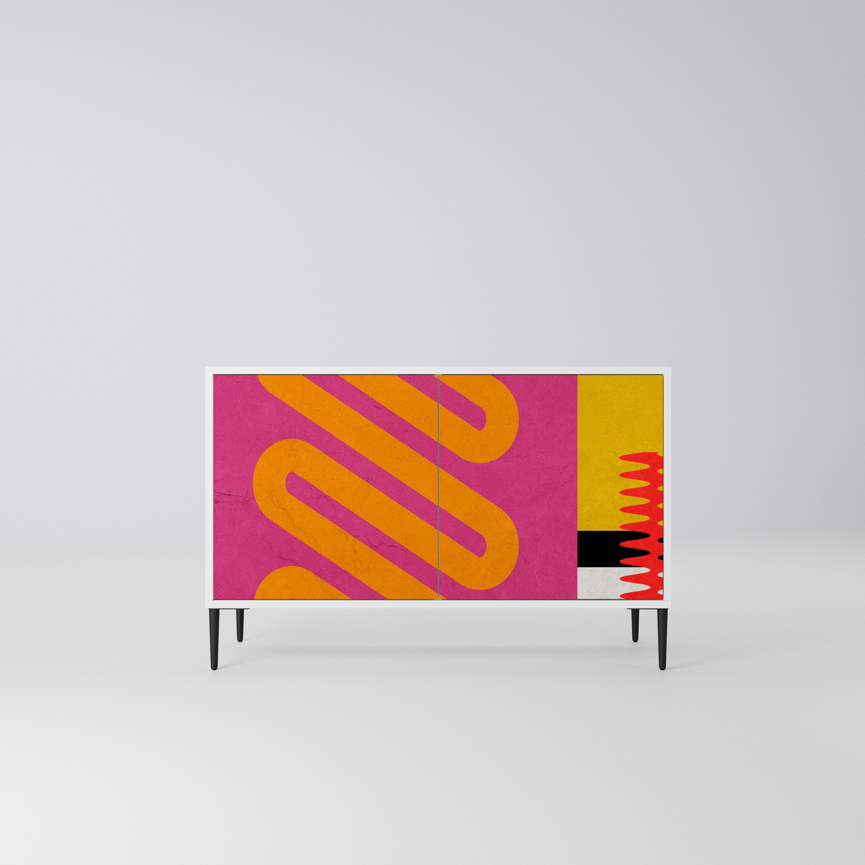 VIVID ART Komoda 2-drzwiowa korpus Biały