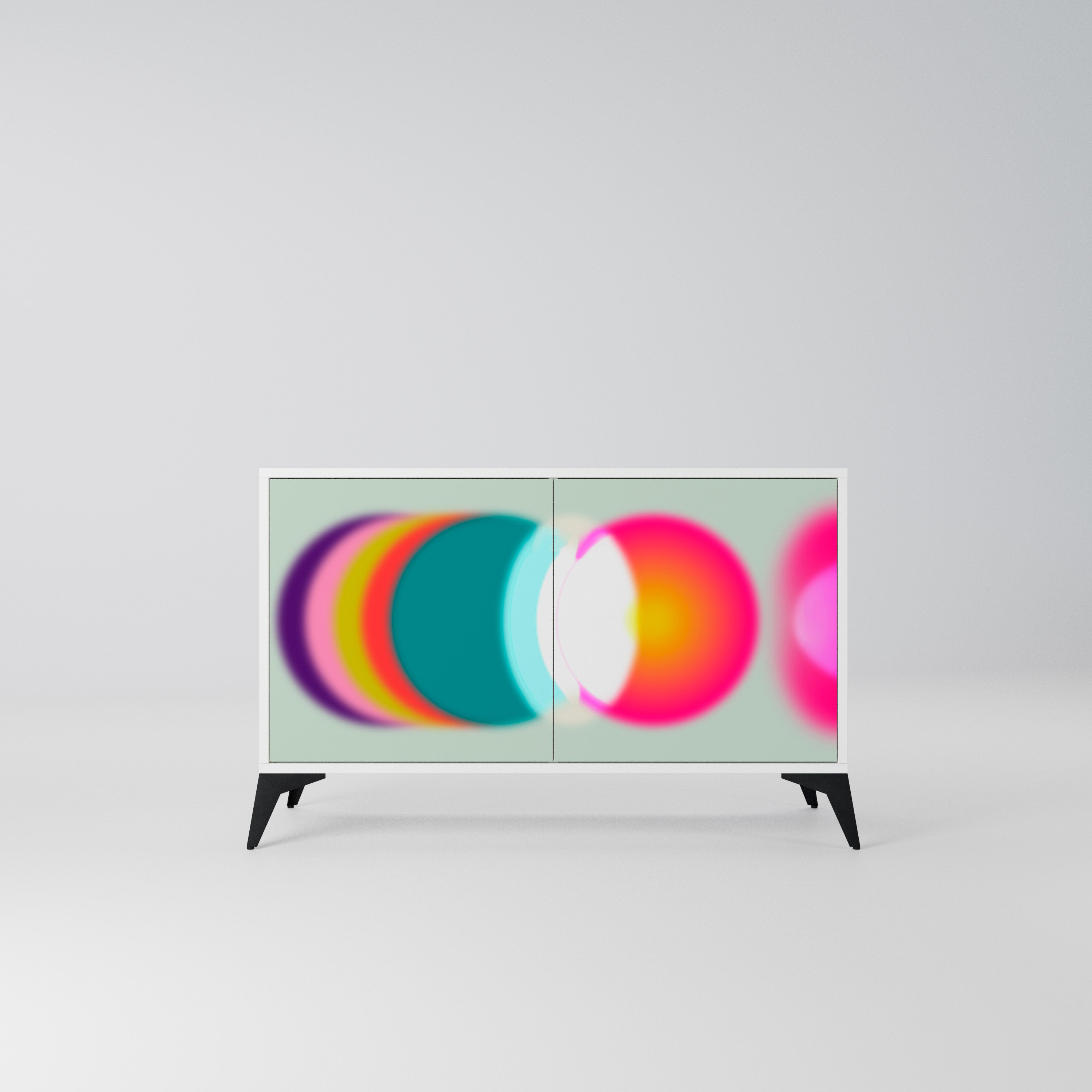 SYMPHONY OF COLORS Komoda 2-drzwiowa korpus Biały