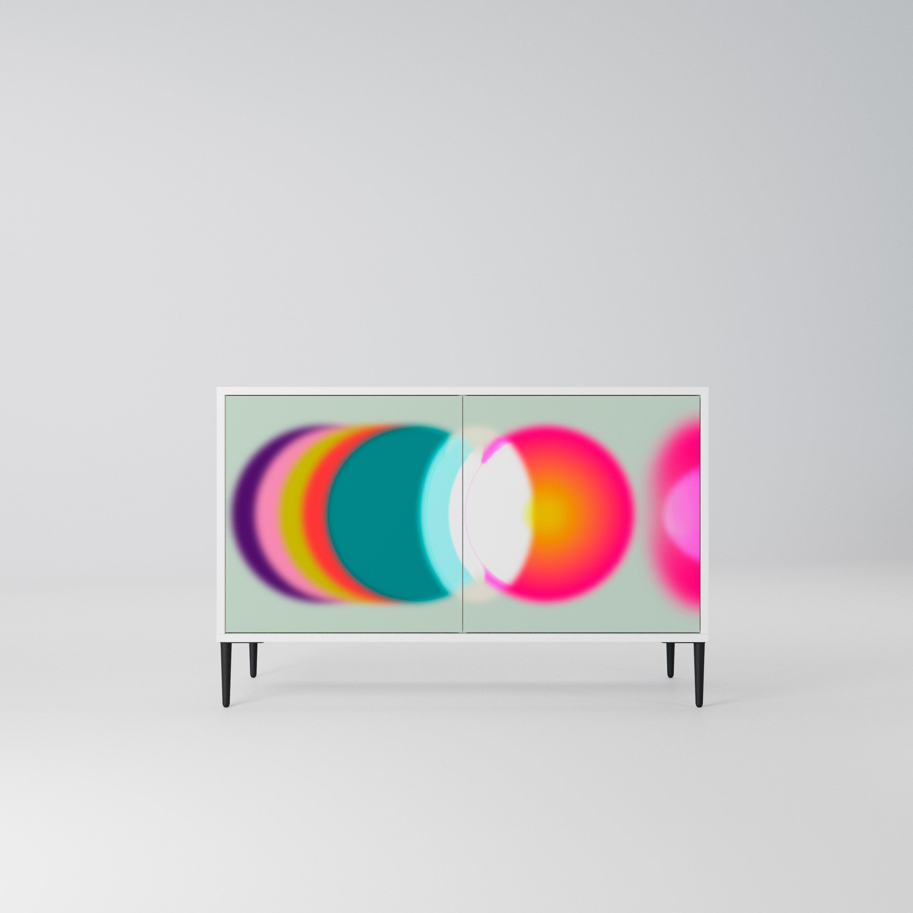 SYMPHONY OF COLORS Komoda 2-drzwiowa korpus Biały