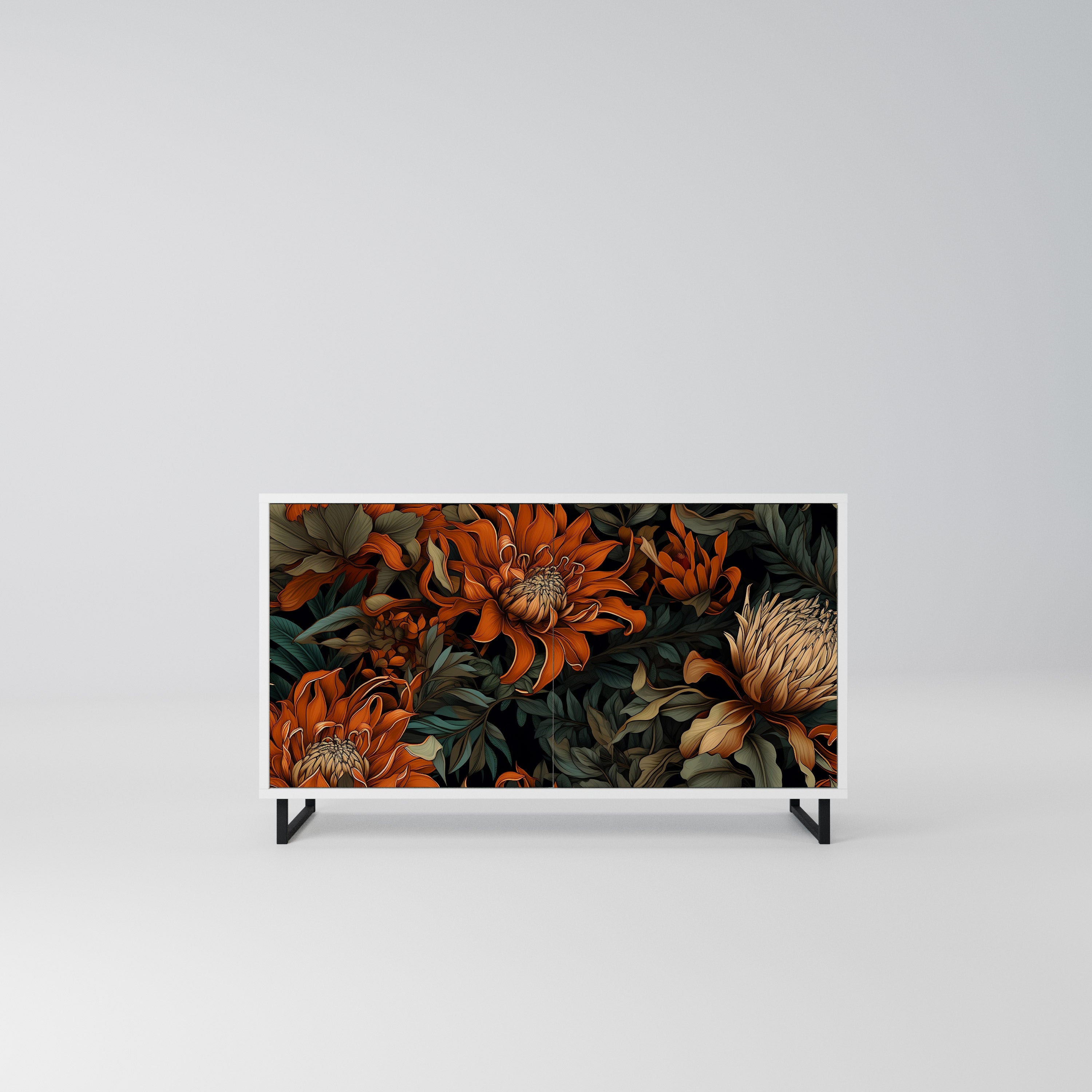 DAWN BLOOM Komoda 2-drzwiowa korpus Biały