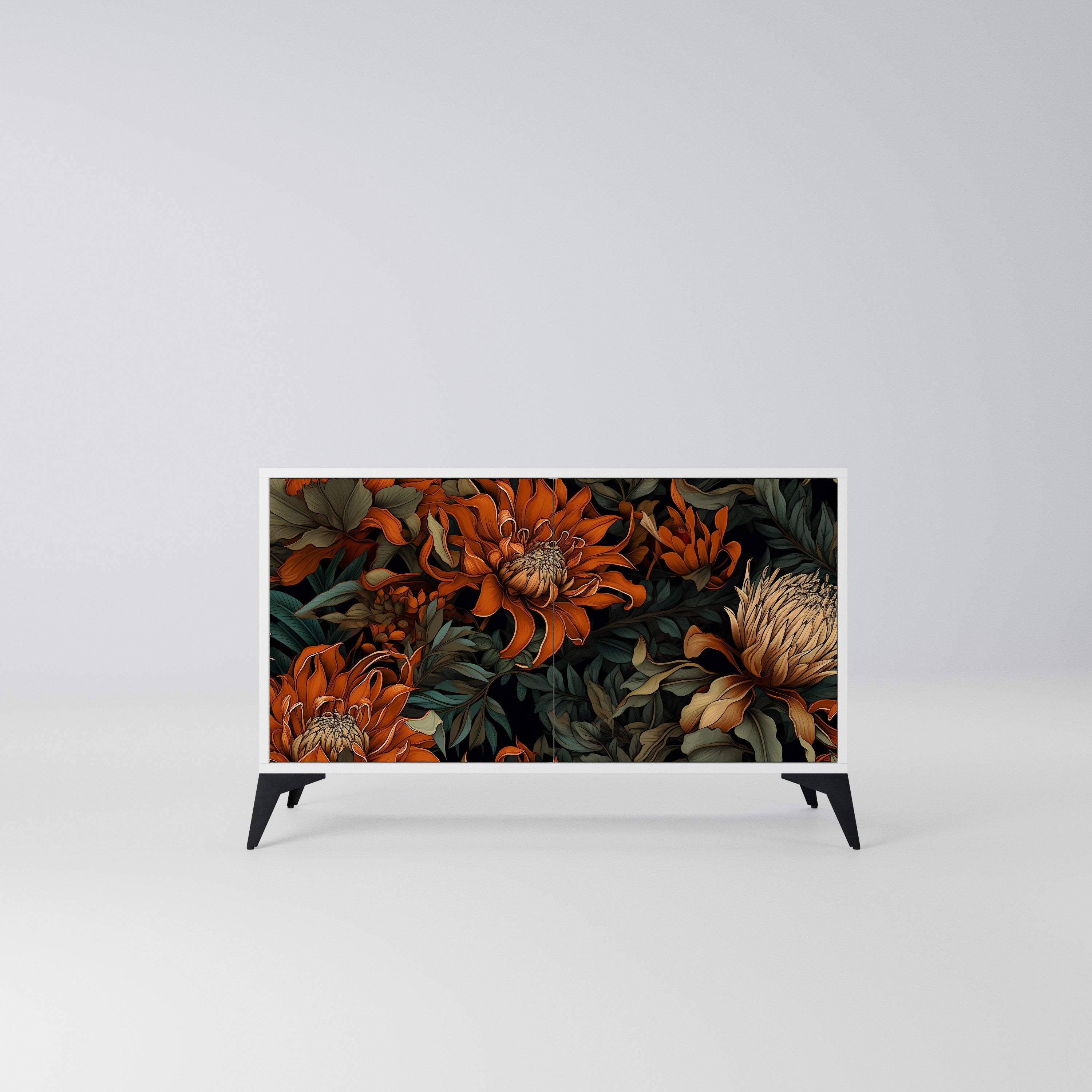 DAWN BLOOM Komoda 2-drzwiowa korpus Biały