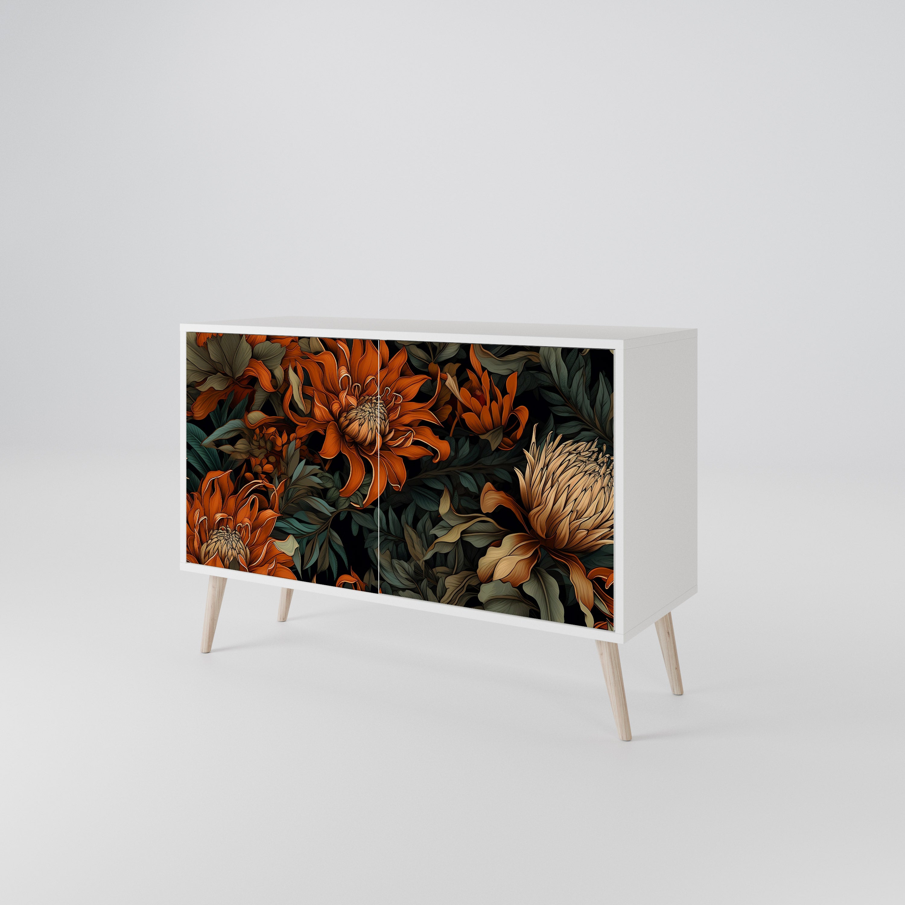DAWN BLOOM Komoda 2-drzwiowa korpus Biały