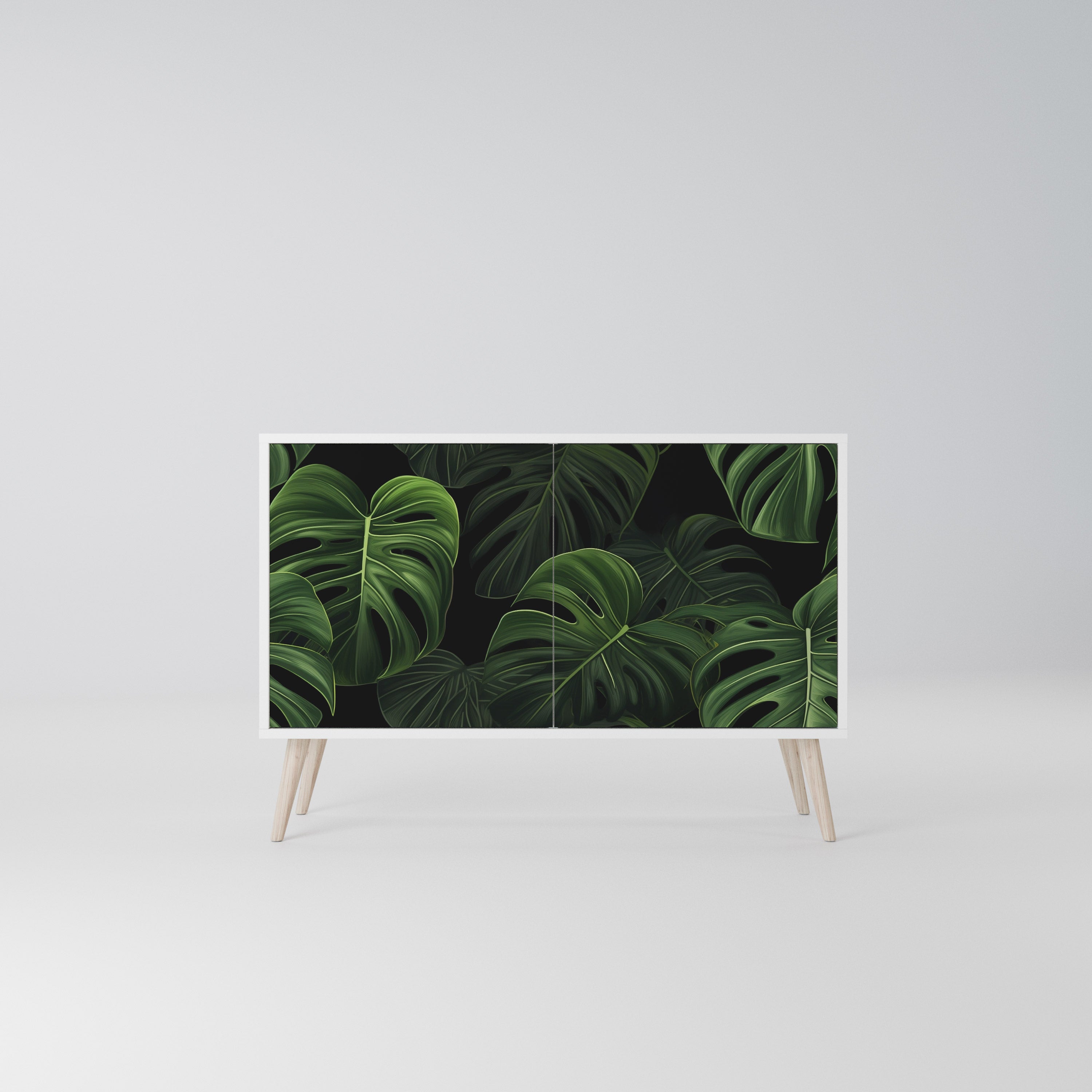 INFINITE MONSTERA Komoda 2-drzwiowa korpus Biały