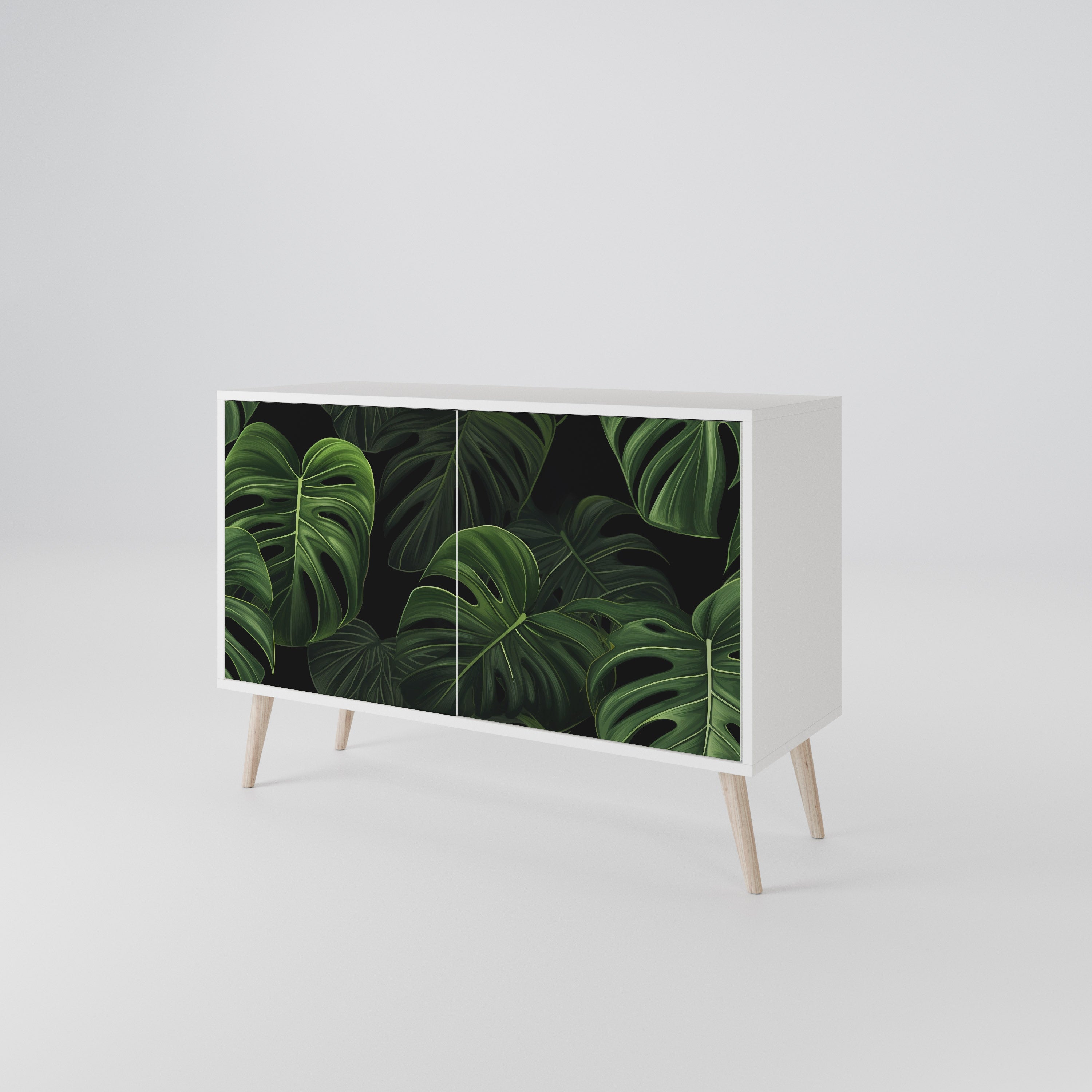 INFINITE MONSTERA Komoda 2-drzwiowa korpus Biały