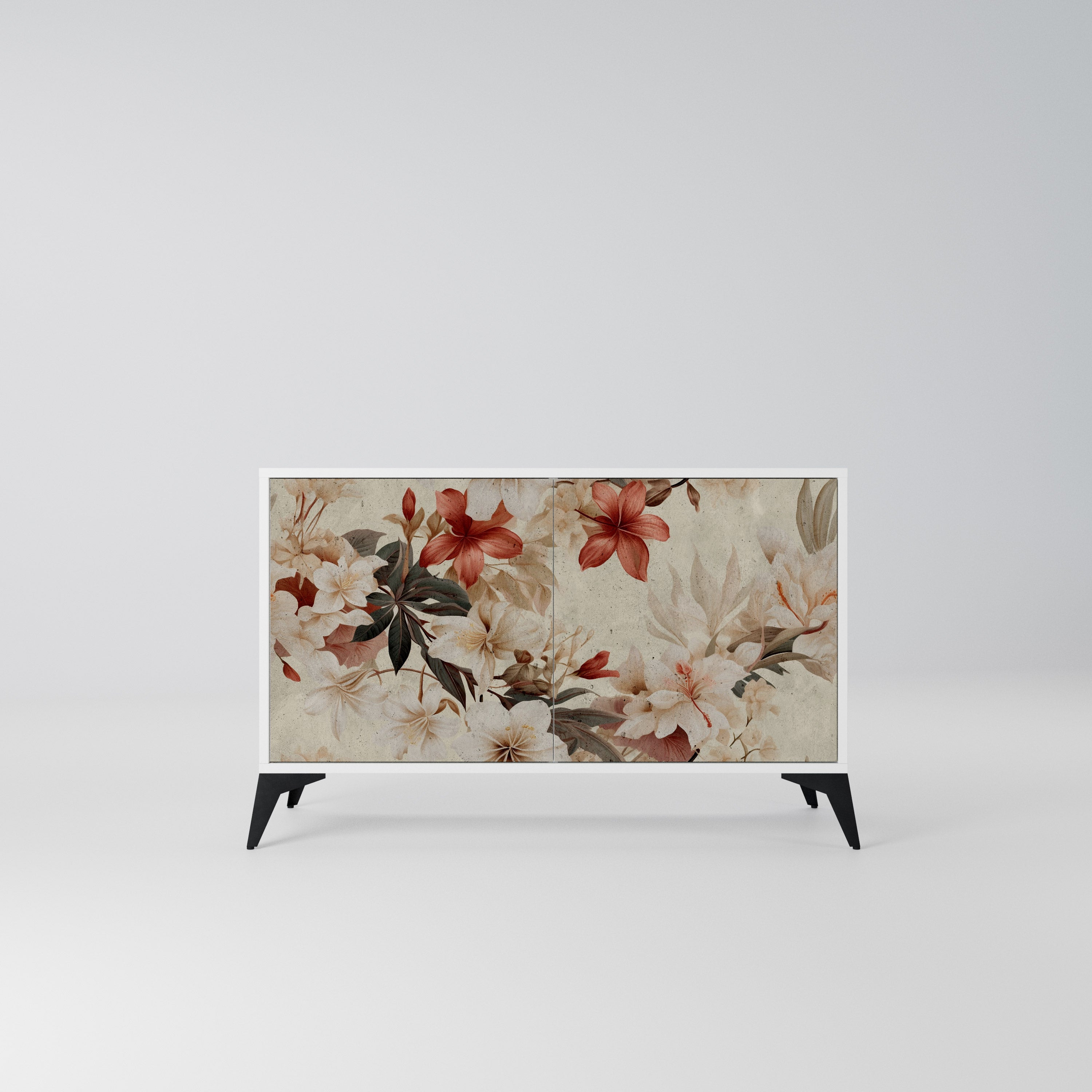 PETAL HARMONY Komoda 2-drzwiowa korpus Biały