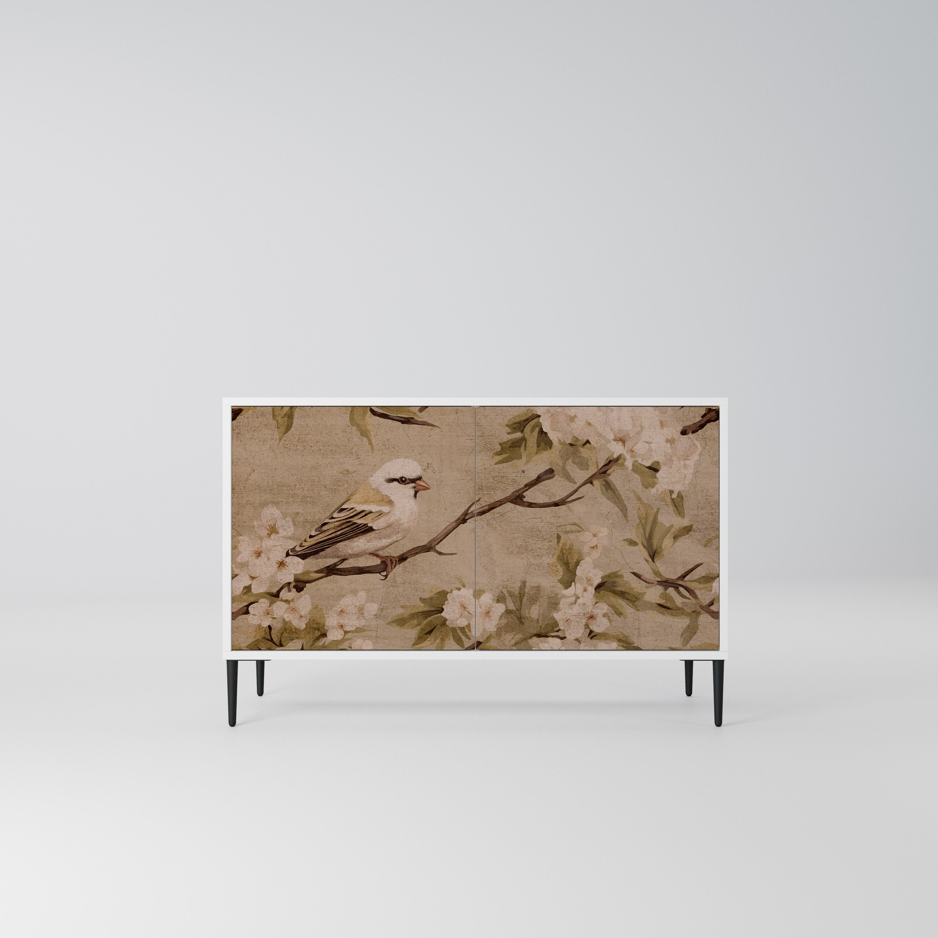 PETAL DISTINGUISH Komoda 2-drzwiowa korpus Biały