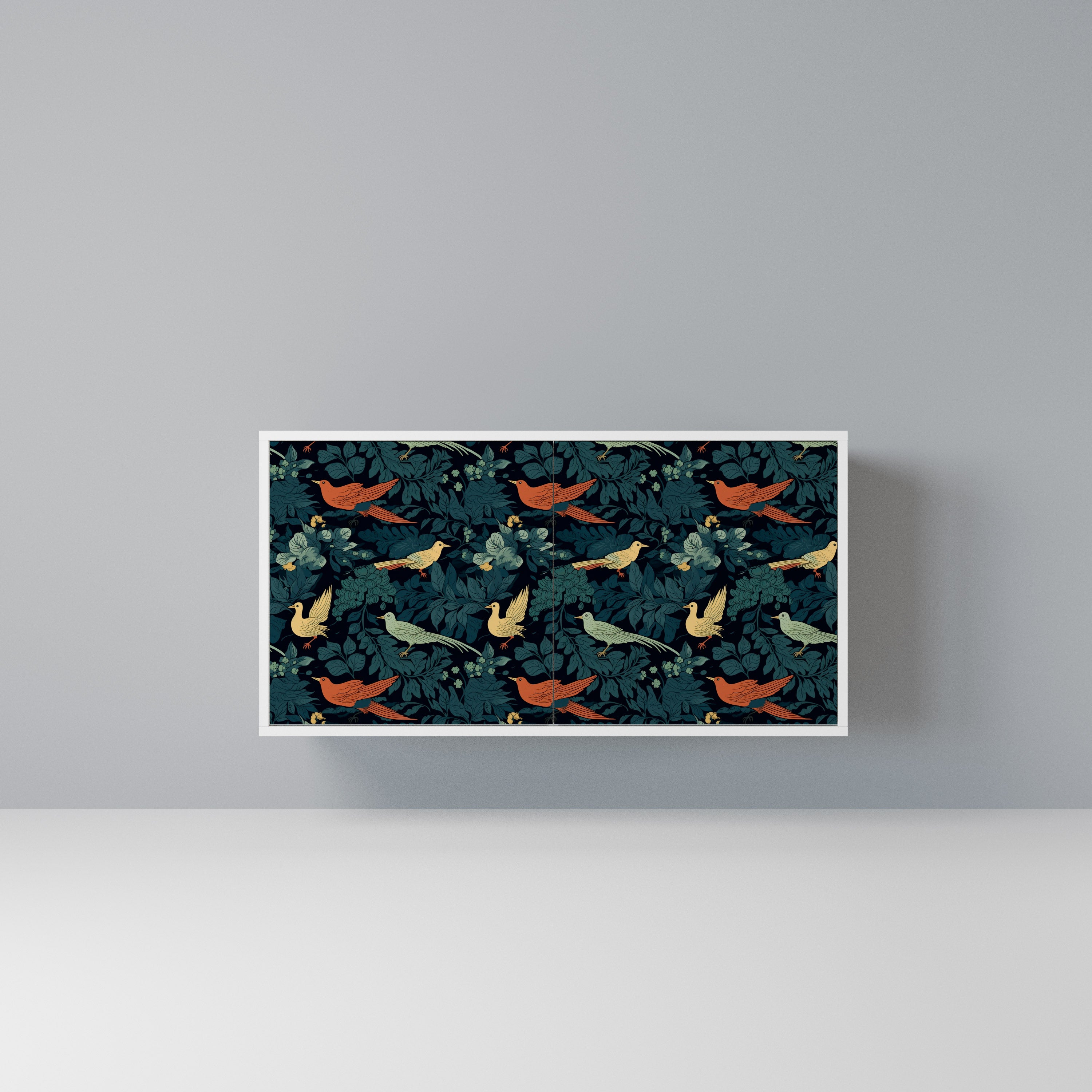 FOWL ORNAMENT Komoda 2-drzwiowa korpus Biały