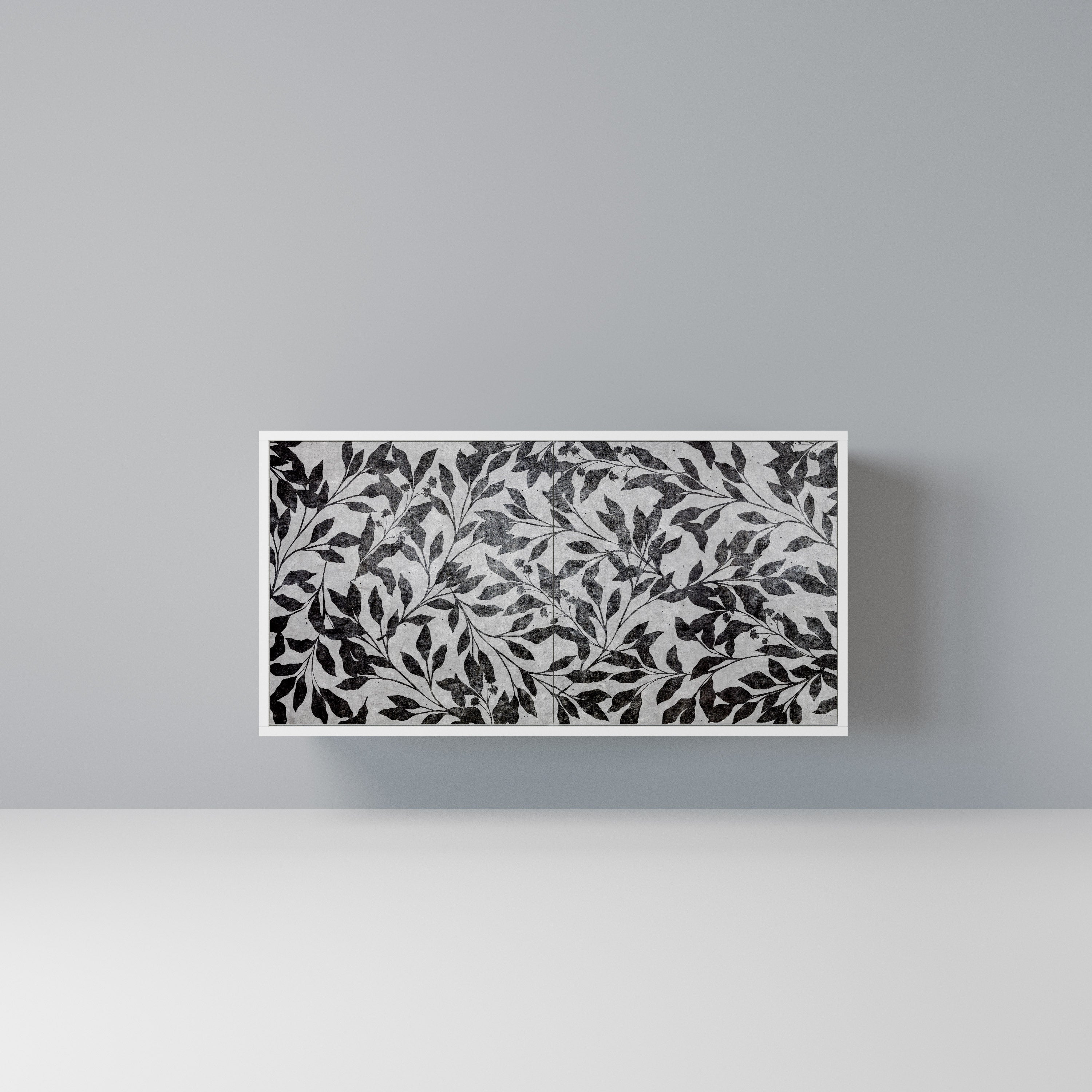 CHARCOAL SPROUT Komoda 2-drzwiowa korpus Biały