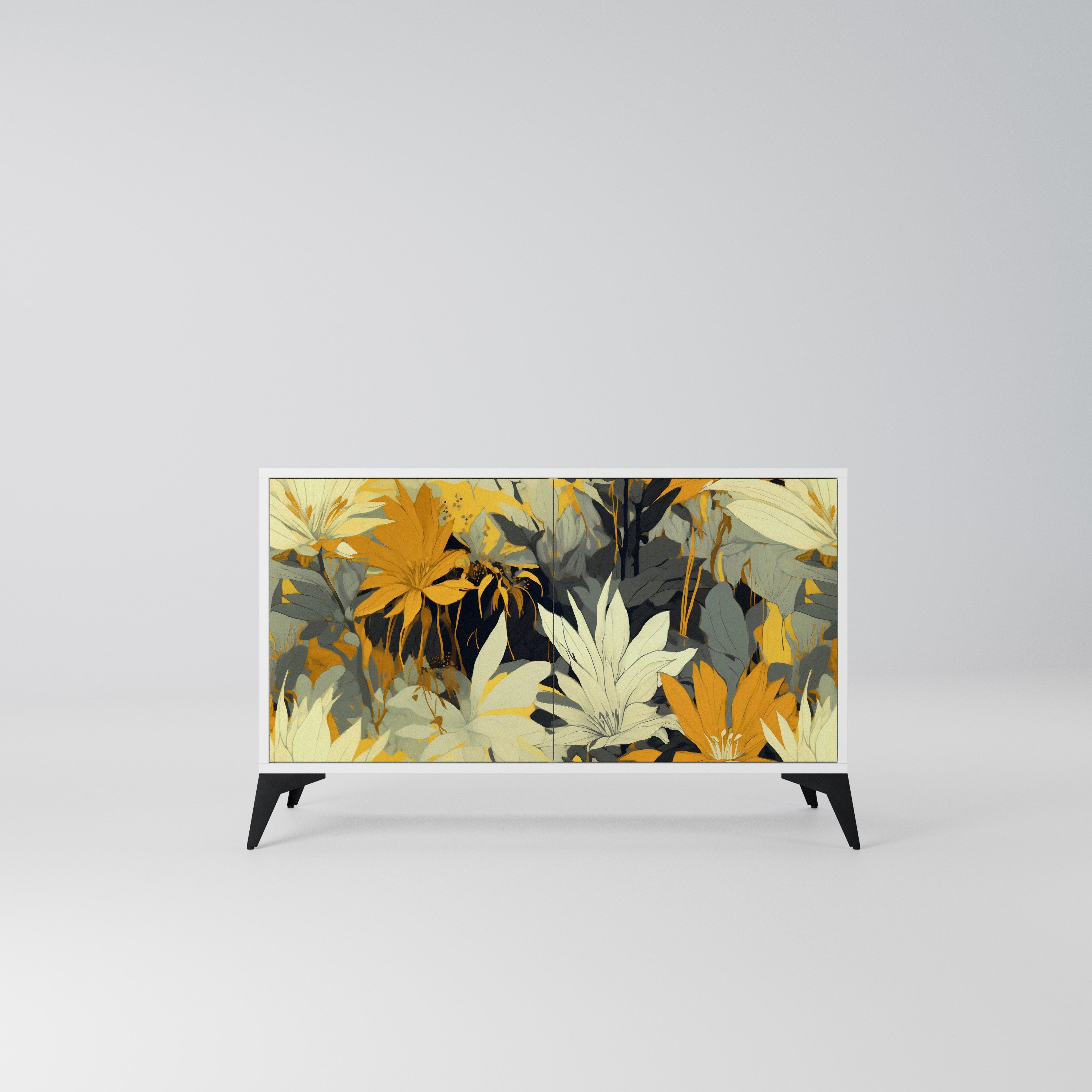 SUNKISSED LILY Komoda 2-drzwiowa korpus Biały