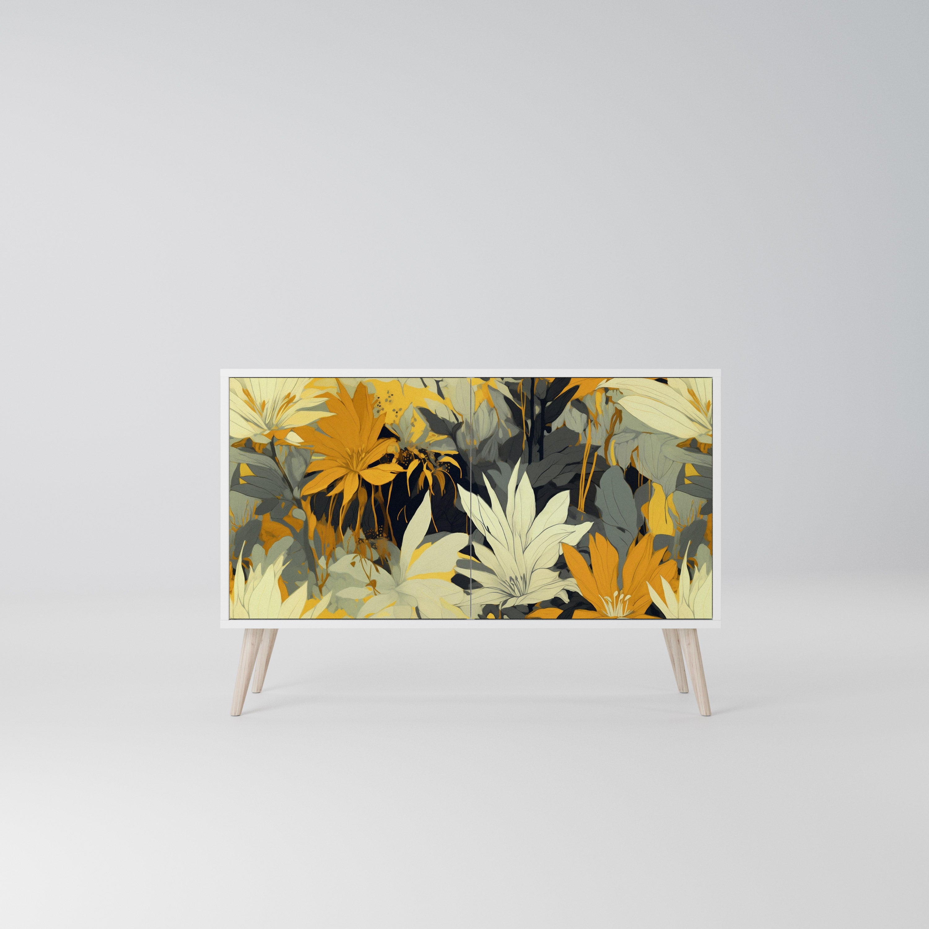 SUNKISSED LILY Komoda 2-drzwiowa korpus Biały
