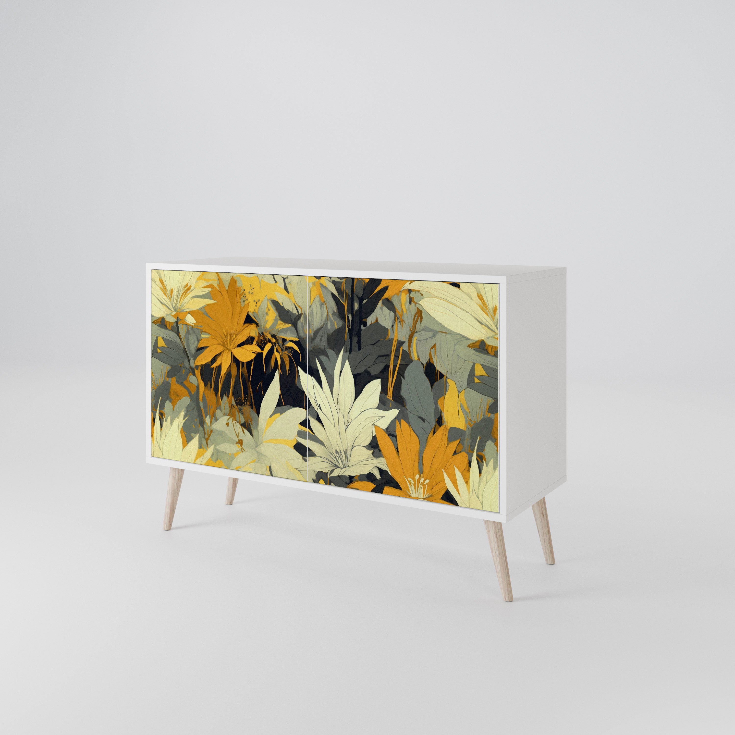 SUNKISSED LILY Komoda 2-drzwiowa korpus Biały