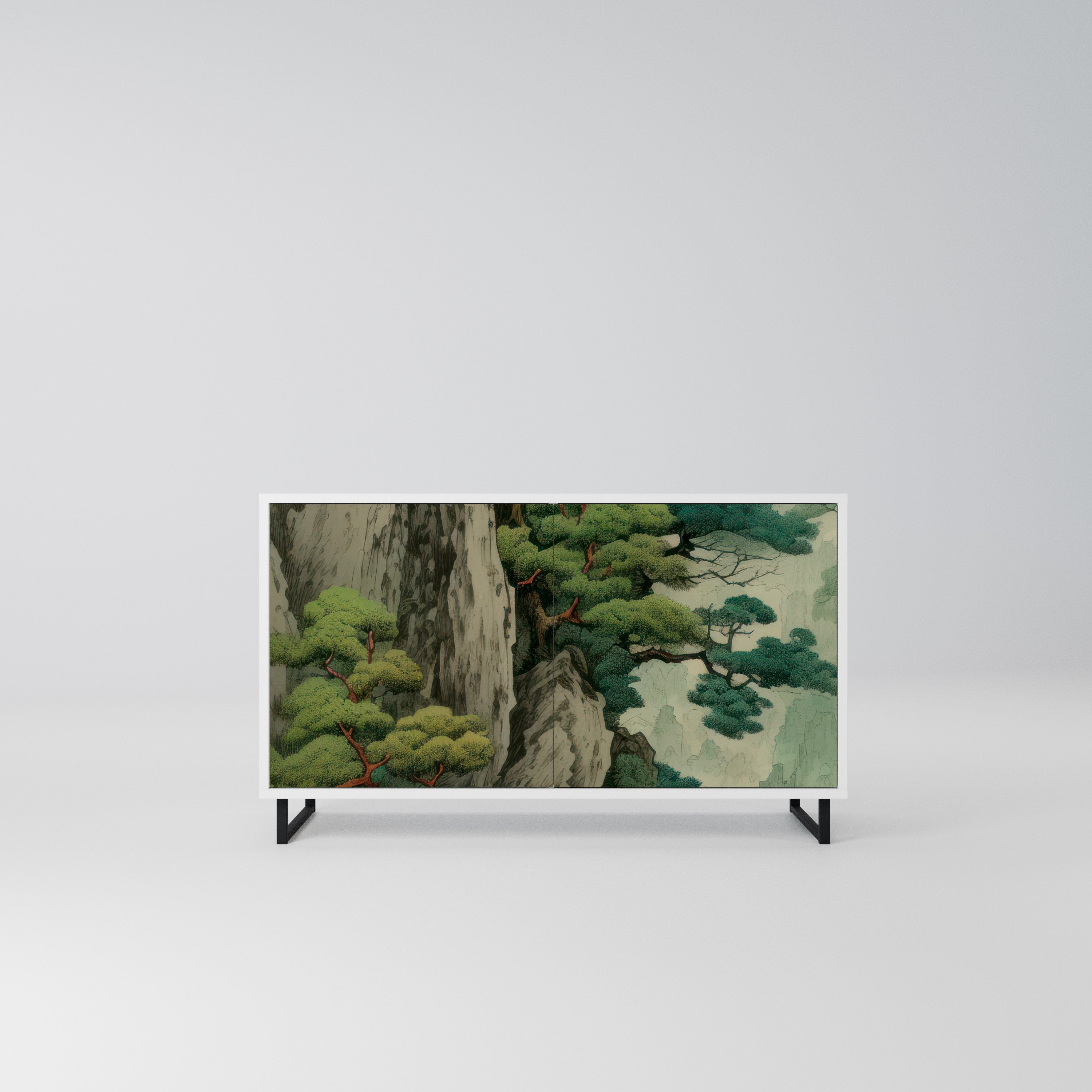 VERDURE ABYSS Komoda 2-drzwiowa korpus Biały