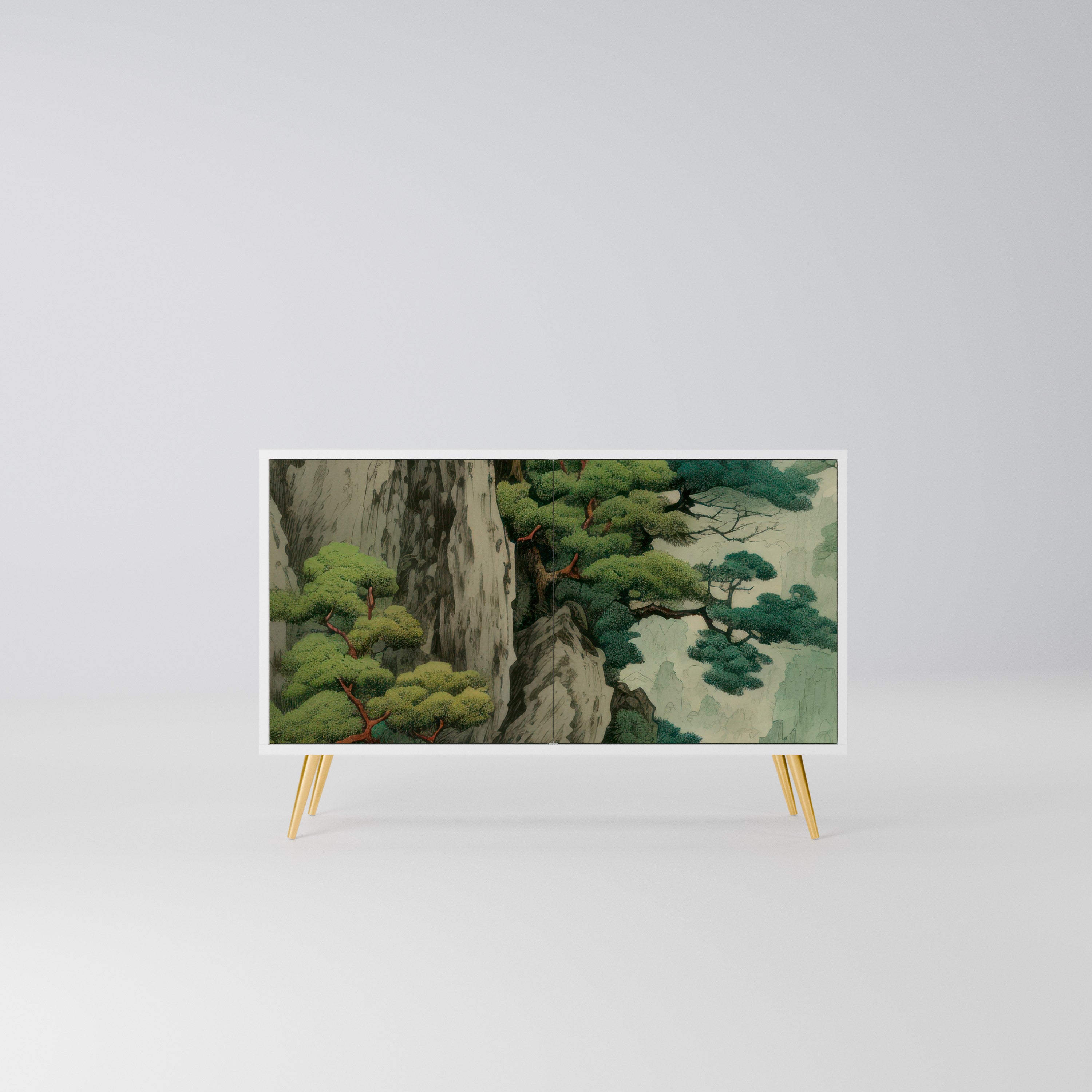 VERDURE ABYSS Komoda 2-drzwiowa korpus Biały