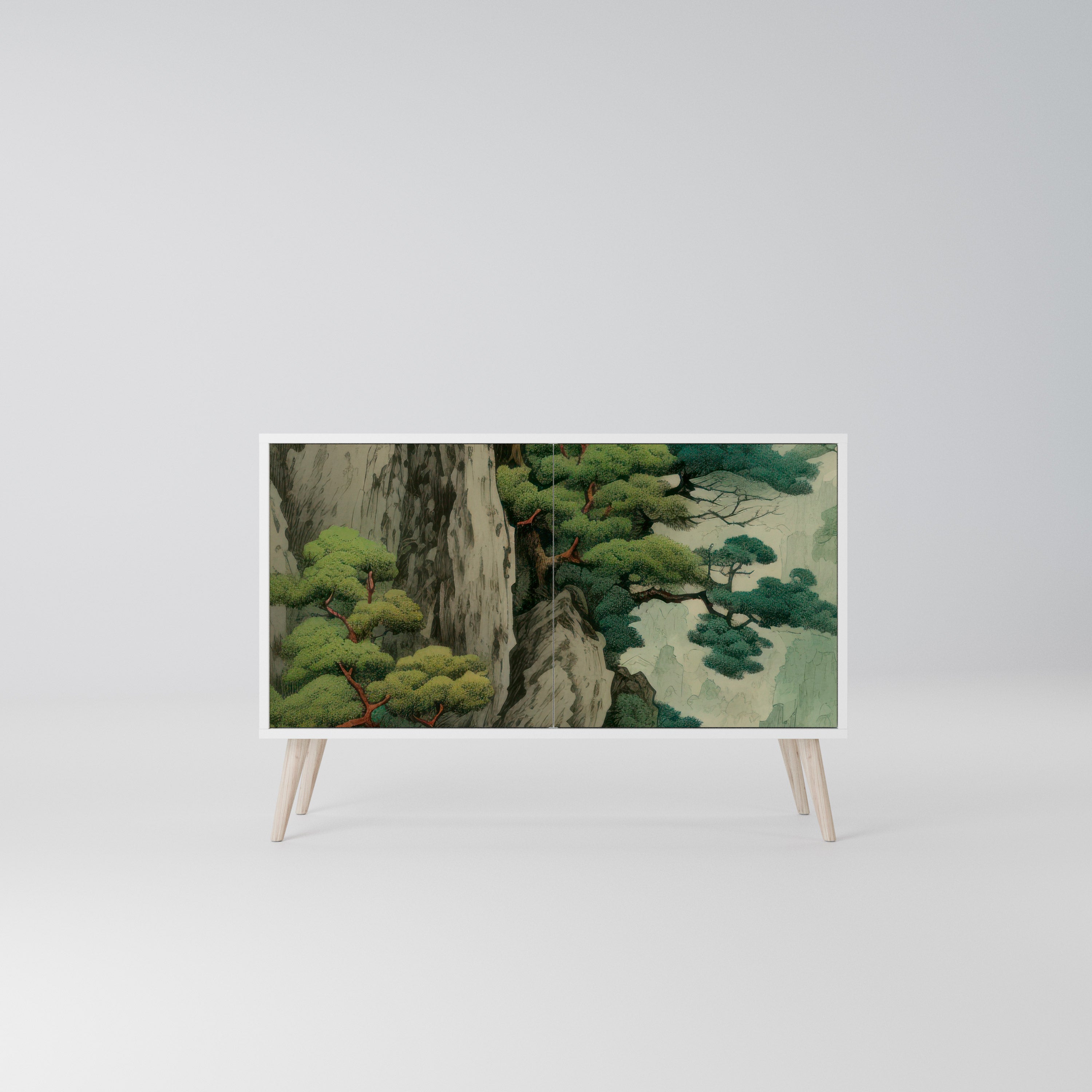 VERDURE ABYSS Komoda 2-drzwiowa korpus Biały