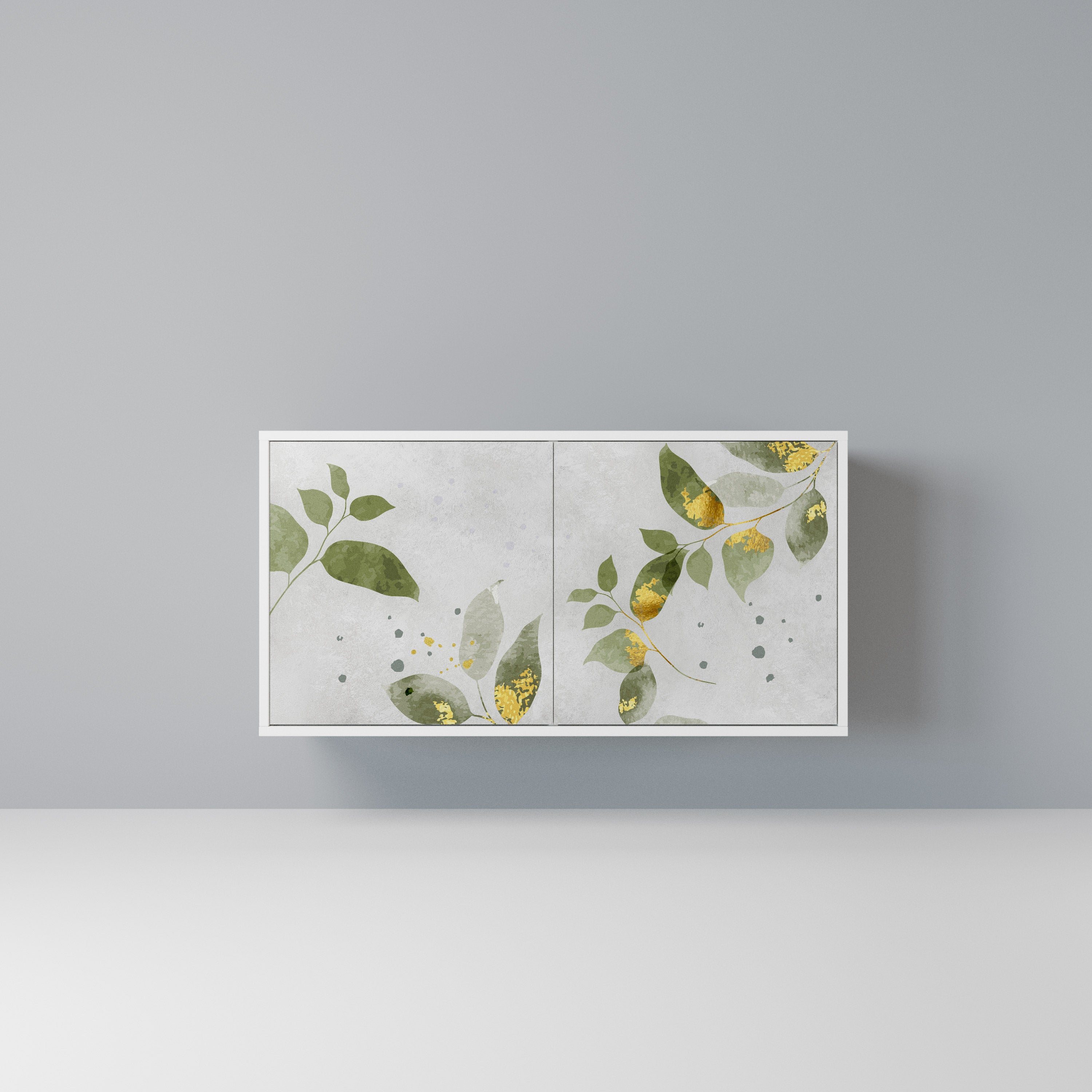 ELEGANT BOTANICS Komoda 2-drzwiowa korpus Biały
