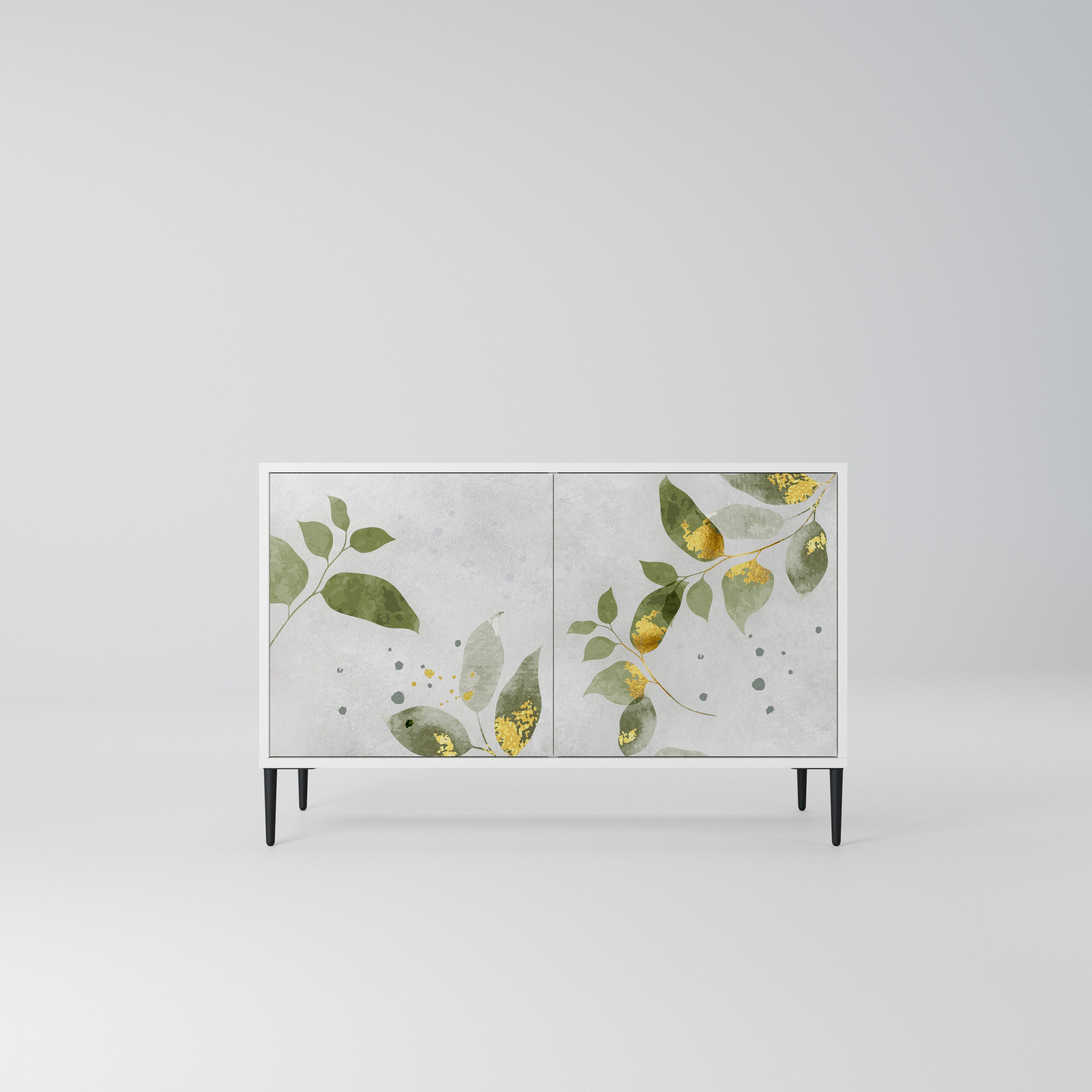 ELEGANT BOTANICS Komoda 2-drzwiowa korpus Biały