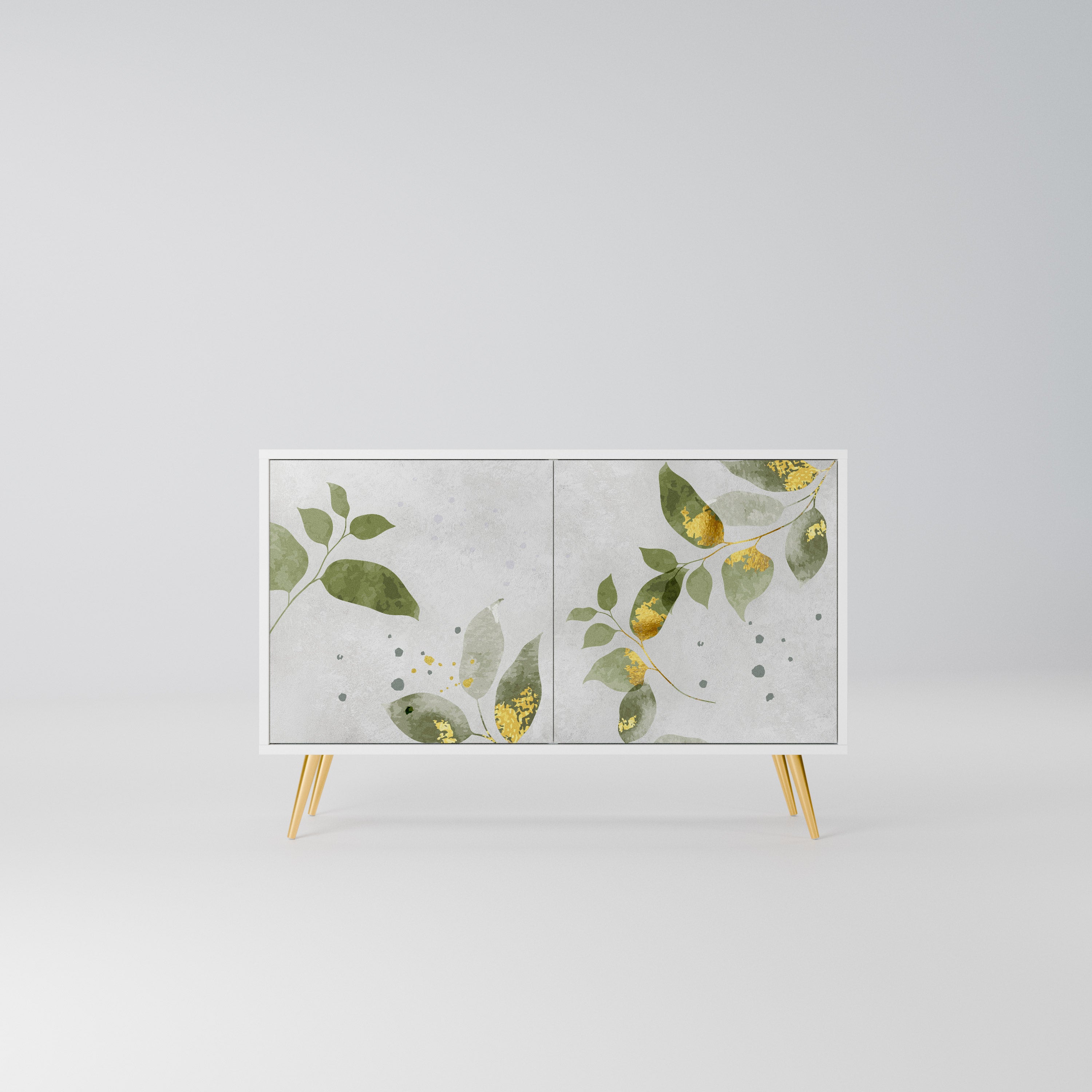 ELEGANT BOTANICS Komoda 2-drzwiowa korpus Biały
