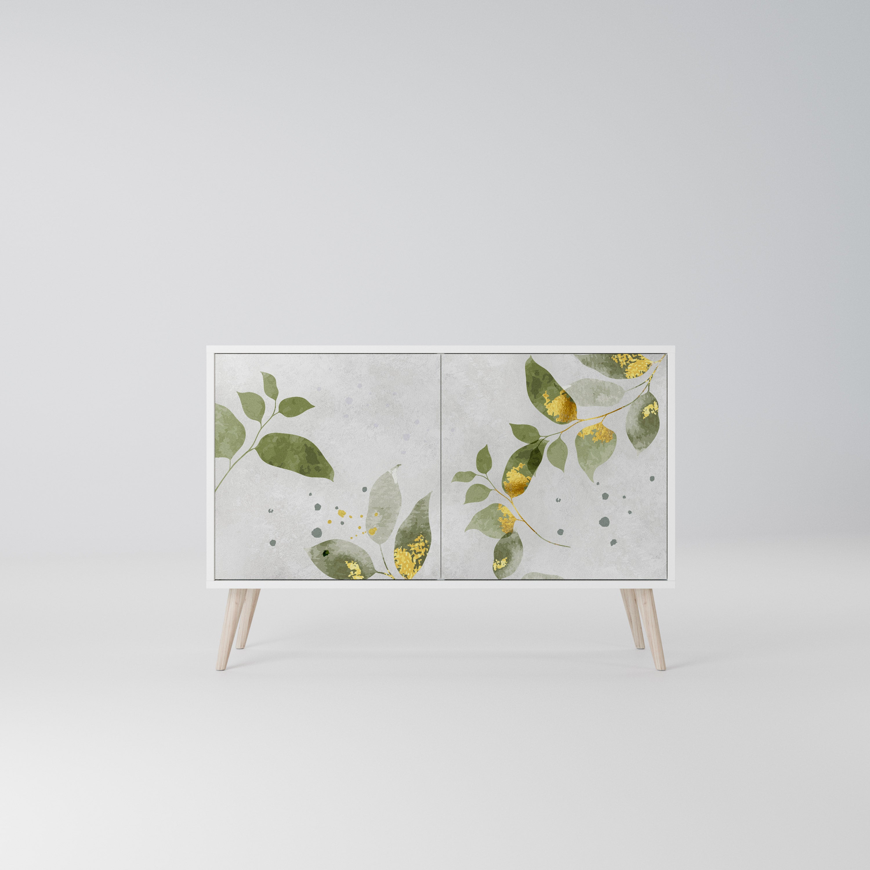 ELEGANT BOTANICS Komoda 2-drzwiowa korpus Biały