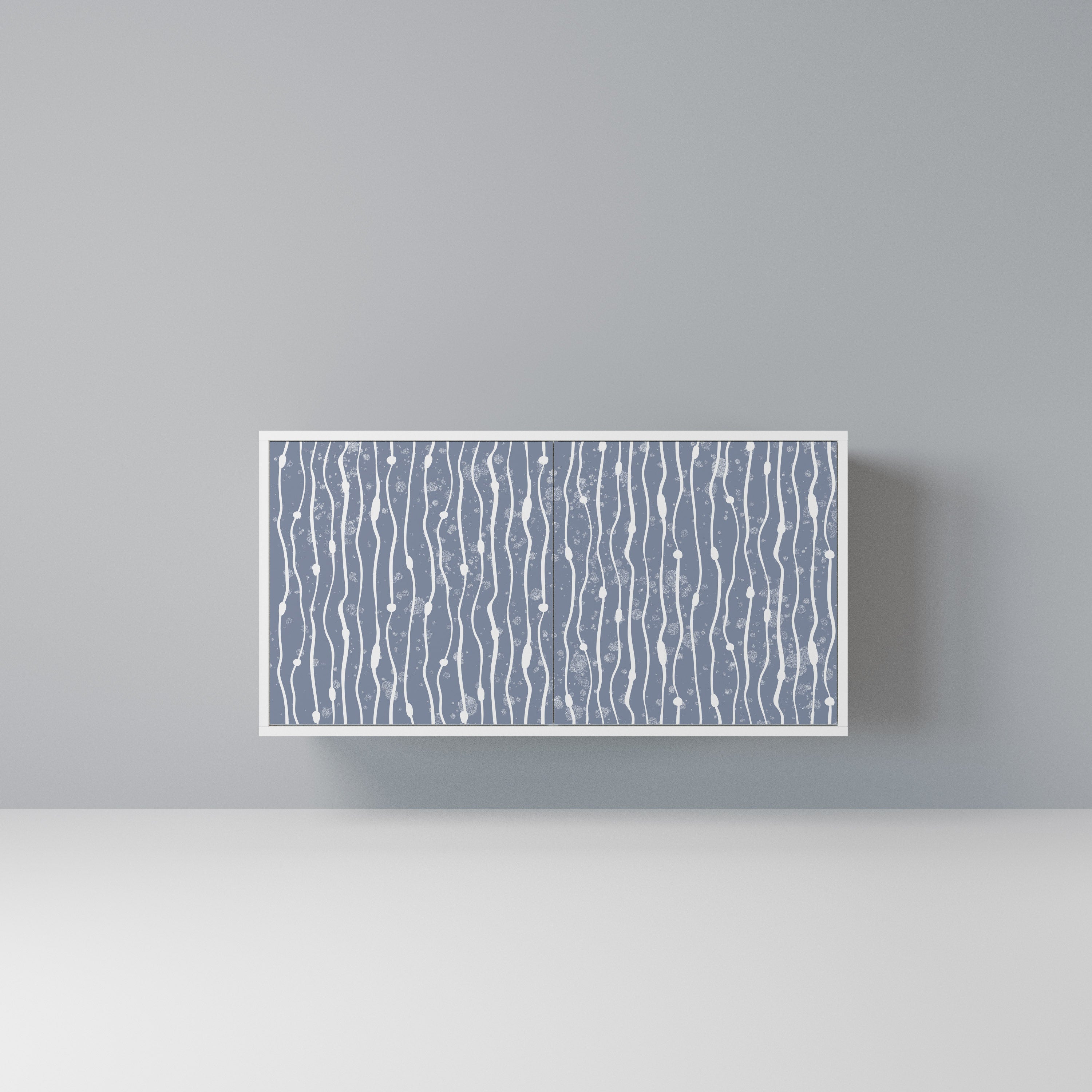 GRAPHITE RAIN Komoda 2-drzwiowa korpus Biały