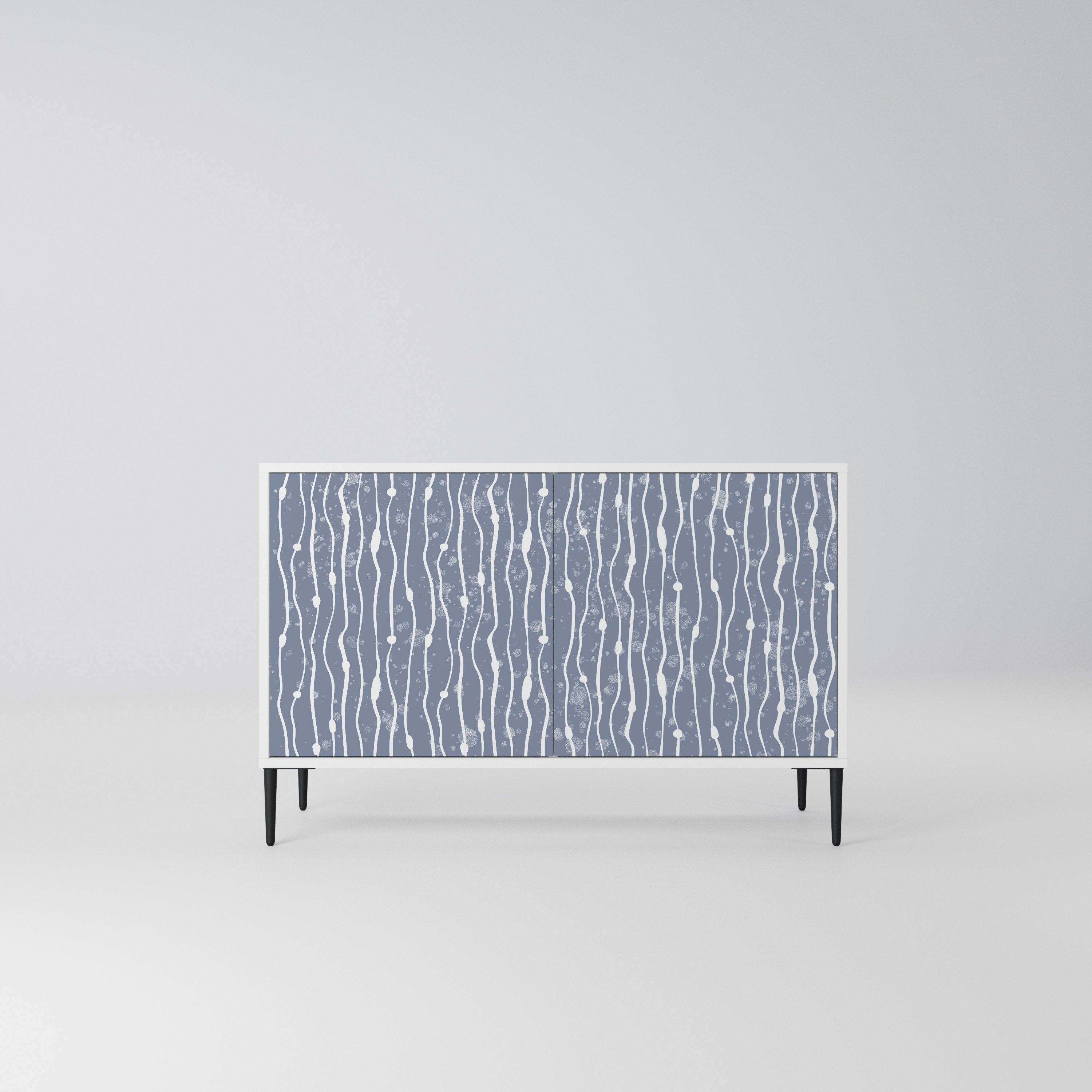 GRAPHITE RAIN Komoda 2-drzwiowa korpus Biały