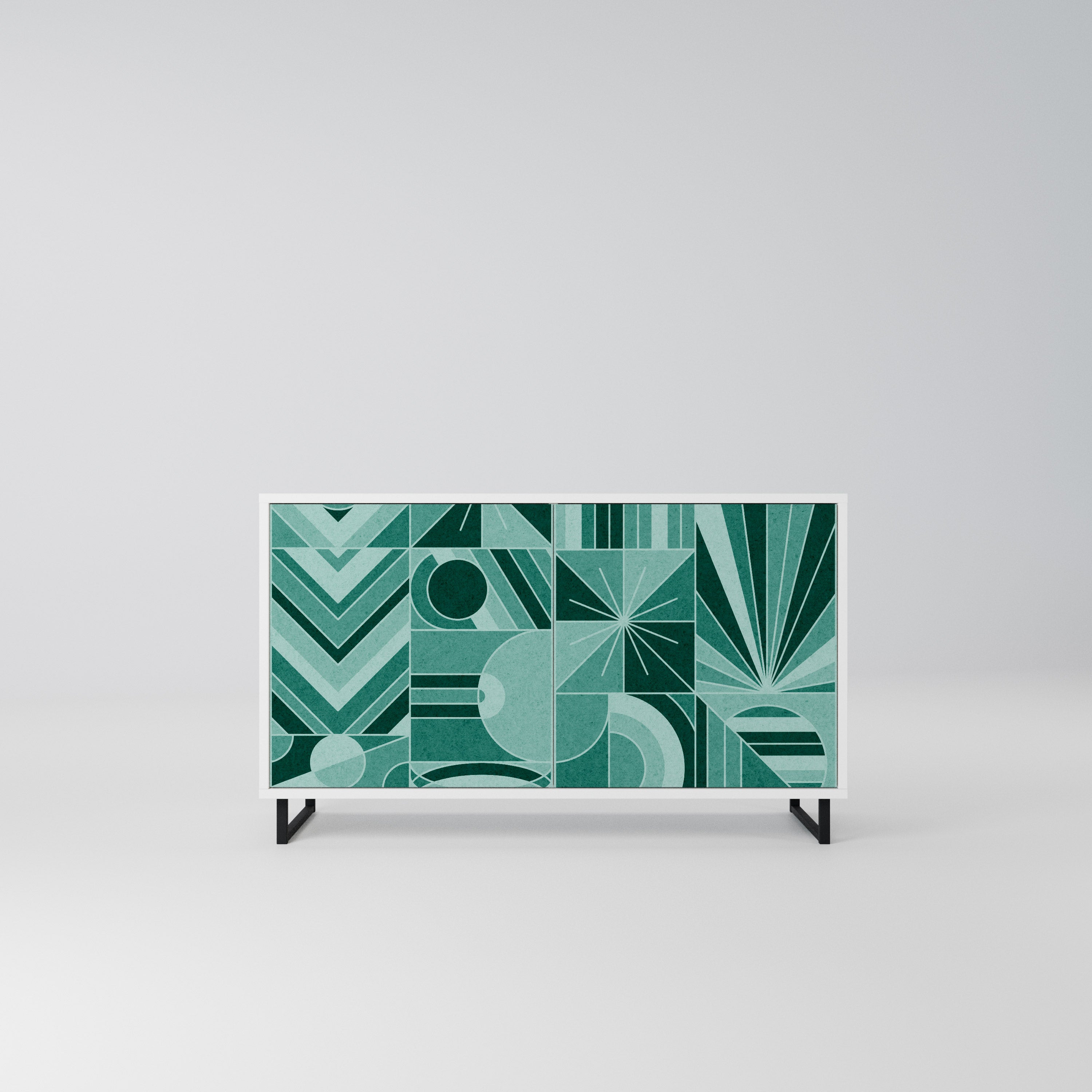 HARMONIC GRID Komoda 2-drzwiowa korpus Biały