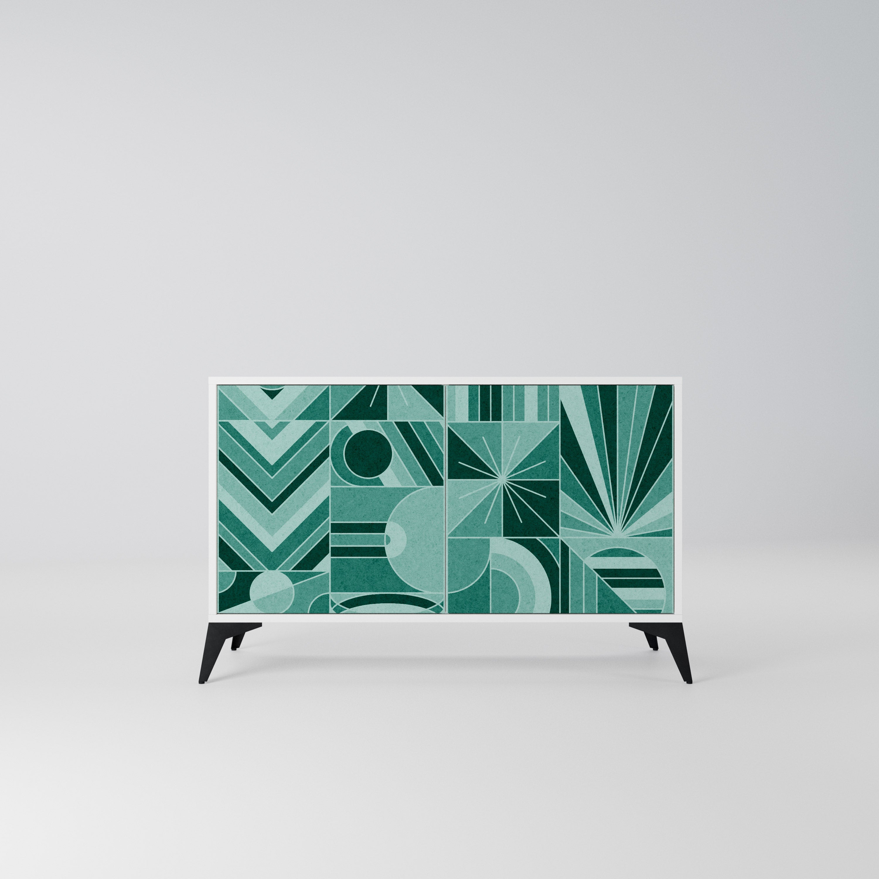 HARMONIC GRID Komoda 2-drzwiowa korpus Biały
