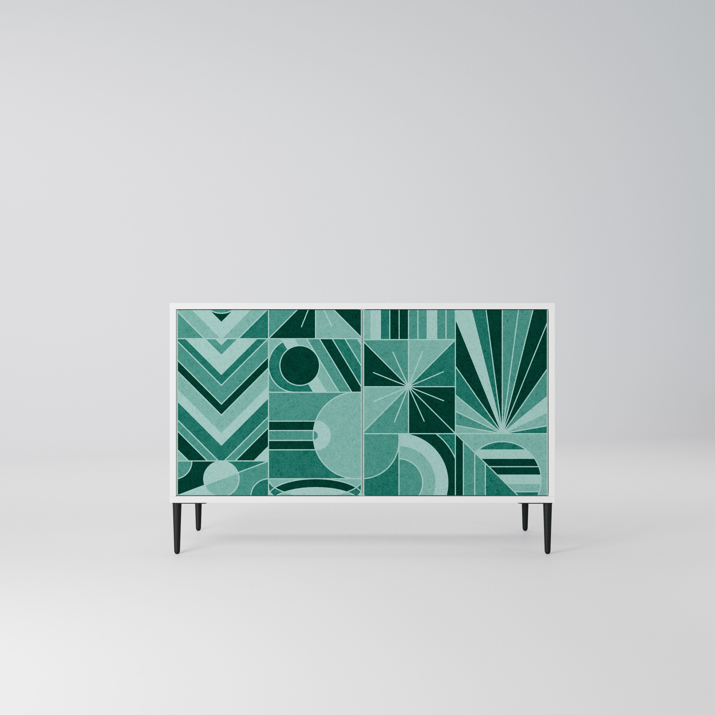 HARMONIC GRID Komoda 2-drzwiowa korpus Biały