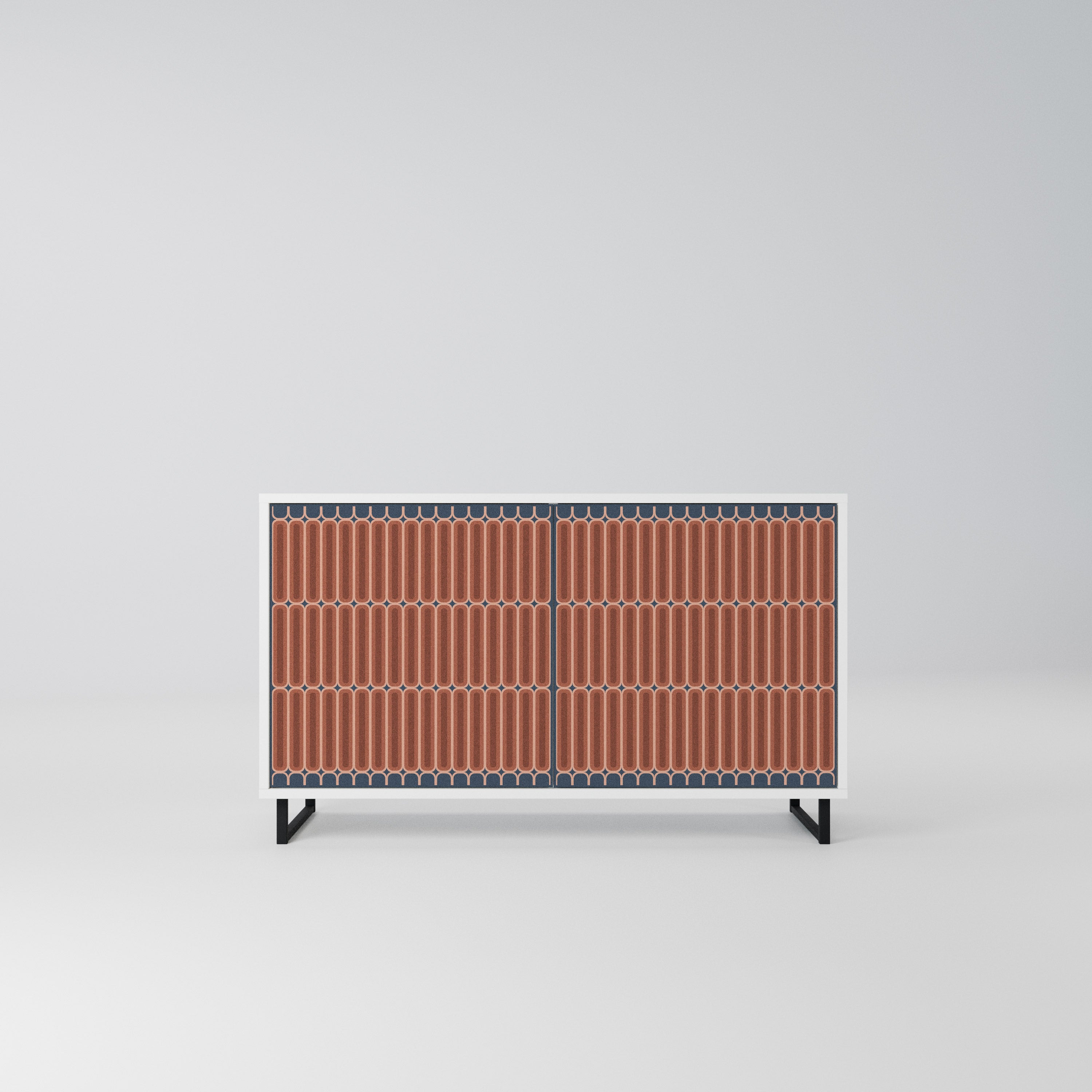 HYPNOTIC GATE Komoda 2-drzwiowa korpus Biały