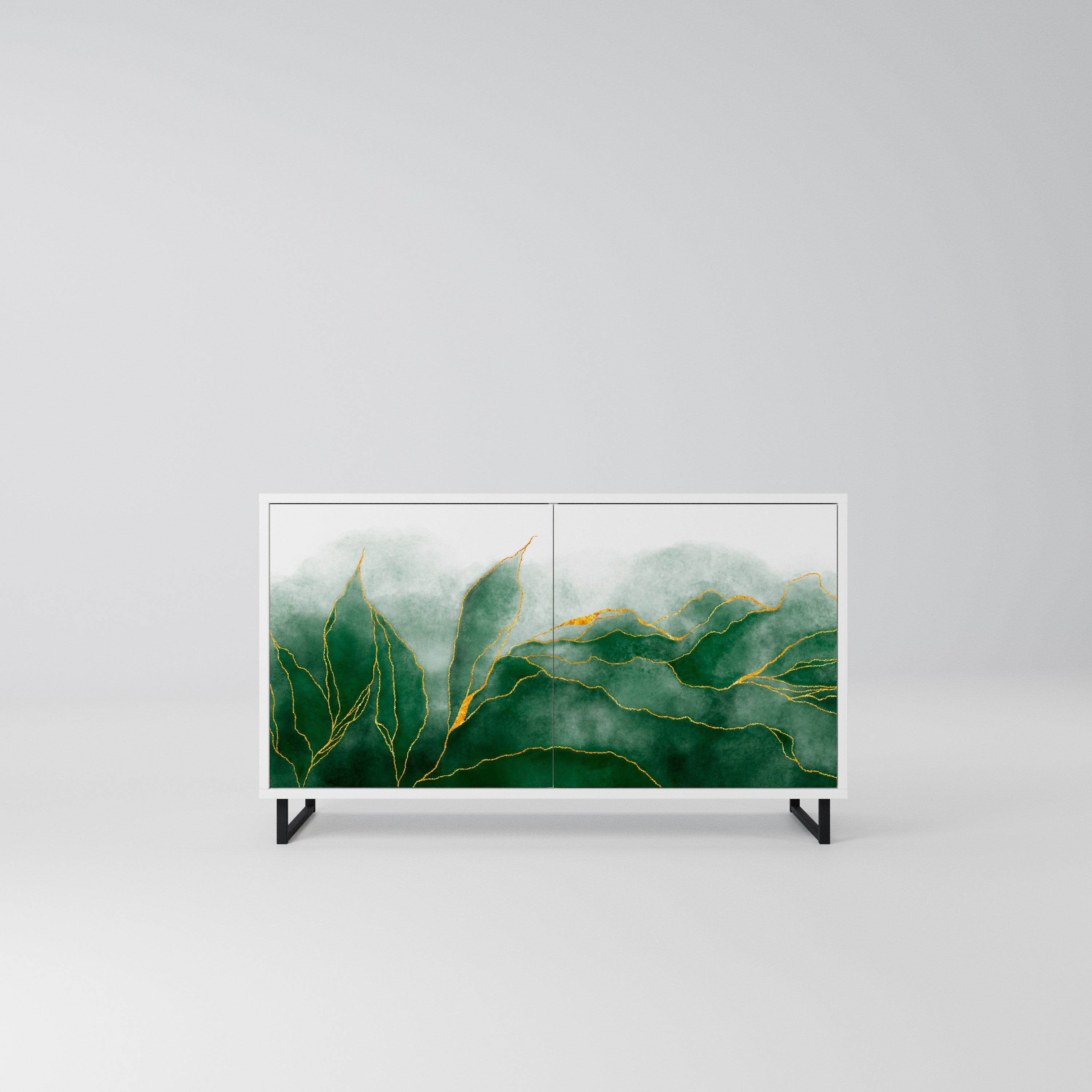 EXPENSIVE NATURE Komoda 2-drzwiowa korpus Biały