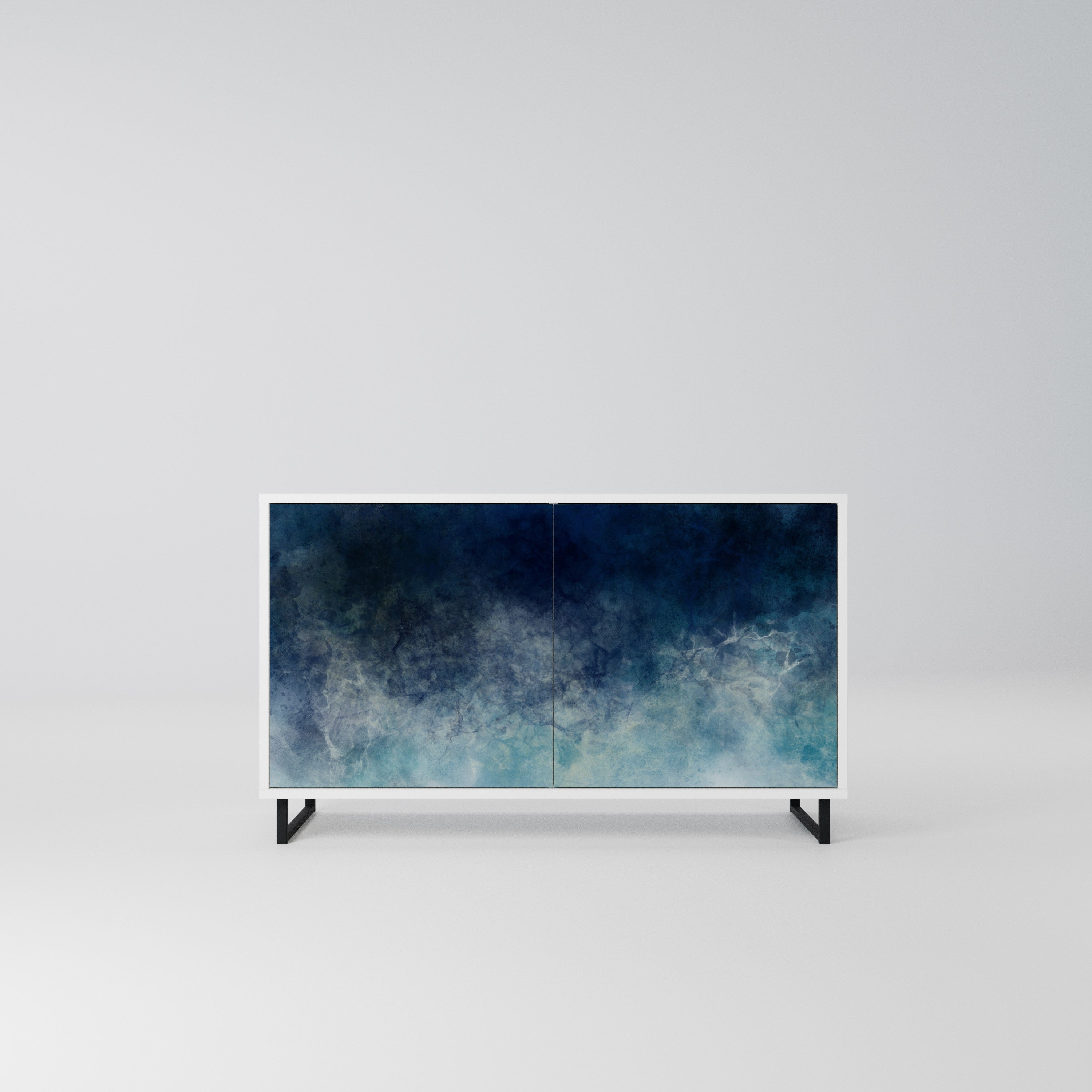 CELESTIAL FALL Komoda 2-drzwiowa korpus Biały