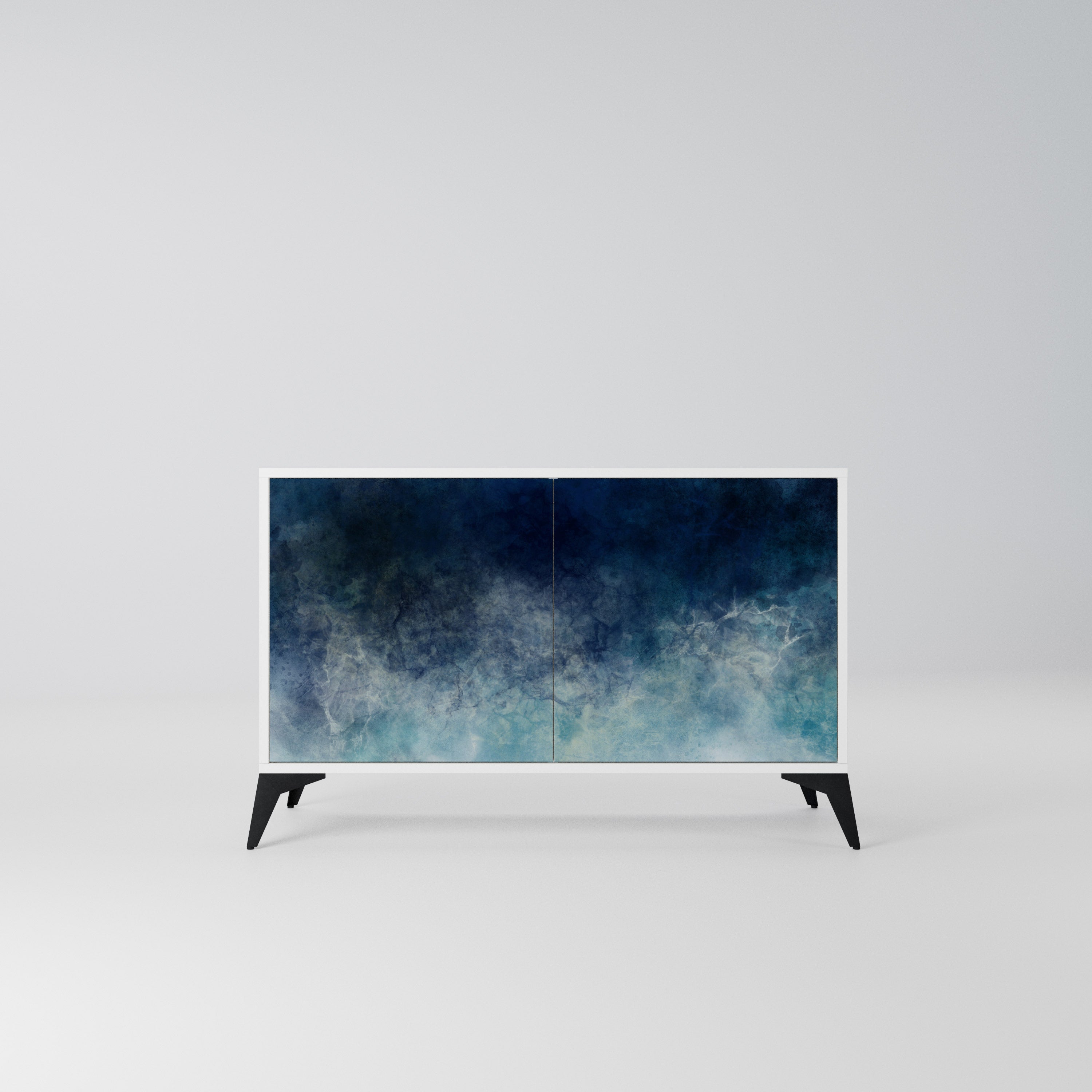 CELESTIAL FALL Komoda 2-drzwiowa korpus Biały