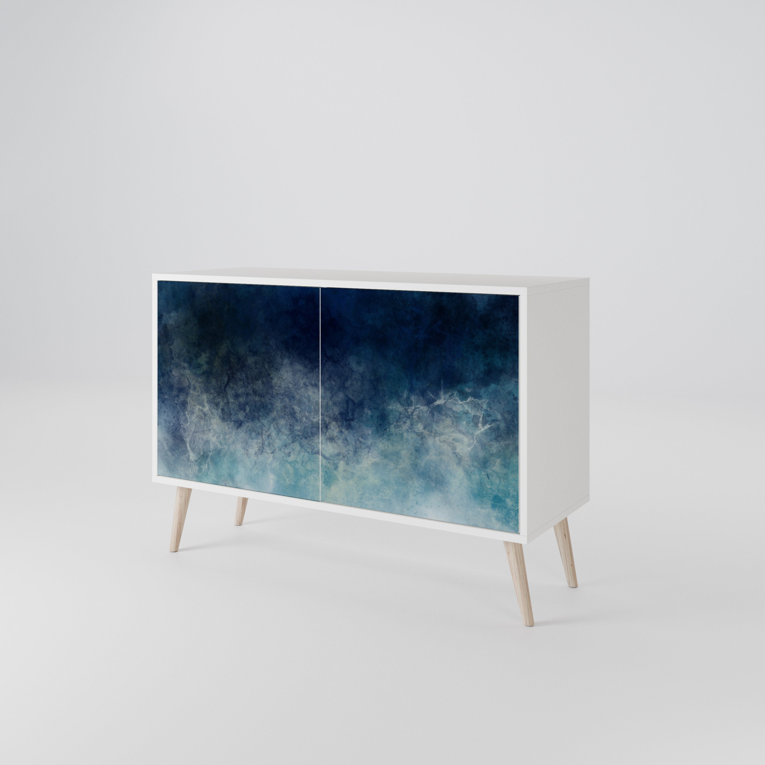 CELESTIAL FALL Komoda 2-drzwiowa korpus Biały
