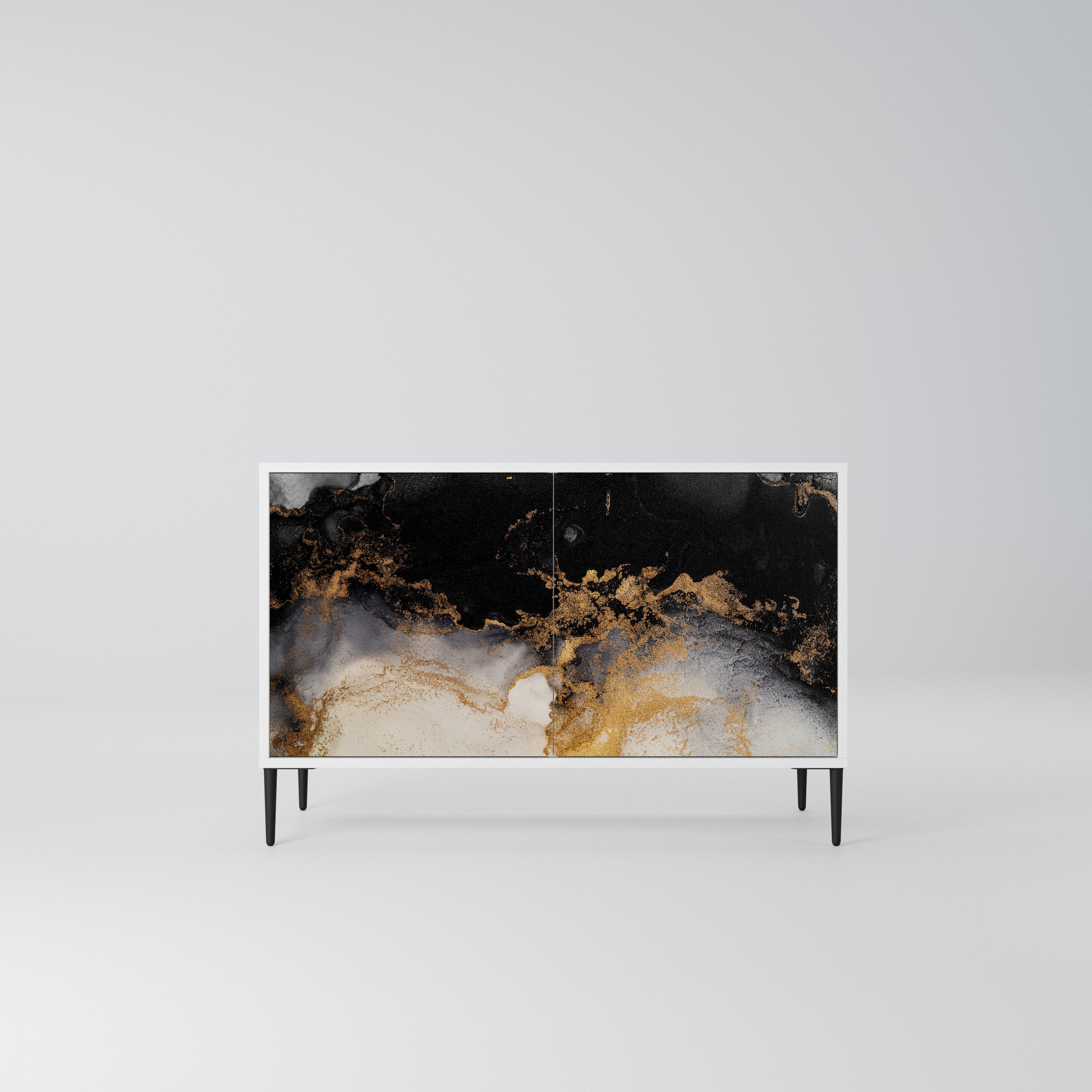 MARBLE OF TOMMORROW Komoda 2-drzwiowa korpus Biały