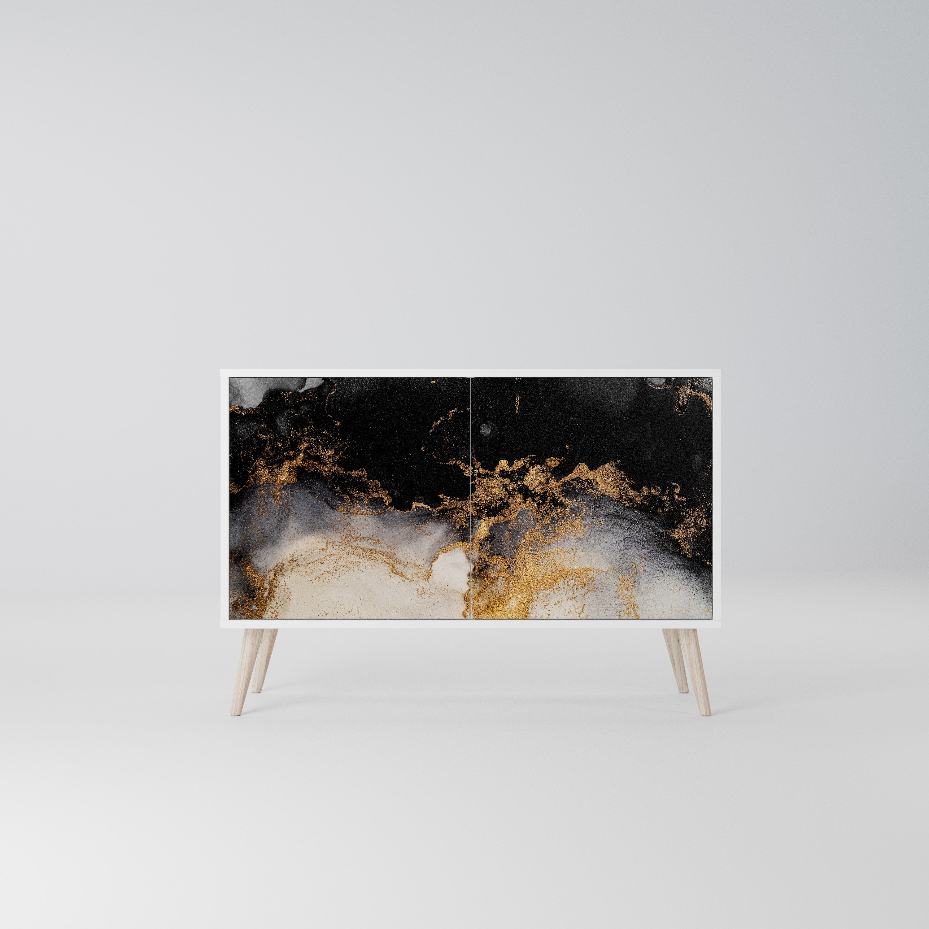 MARBLE OF TOMMORROW Komoda 2-drzwiowa korpus Biały