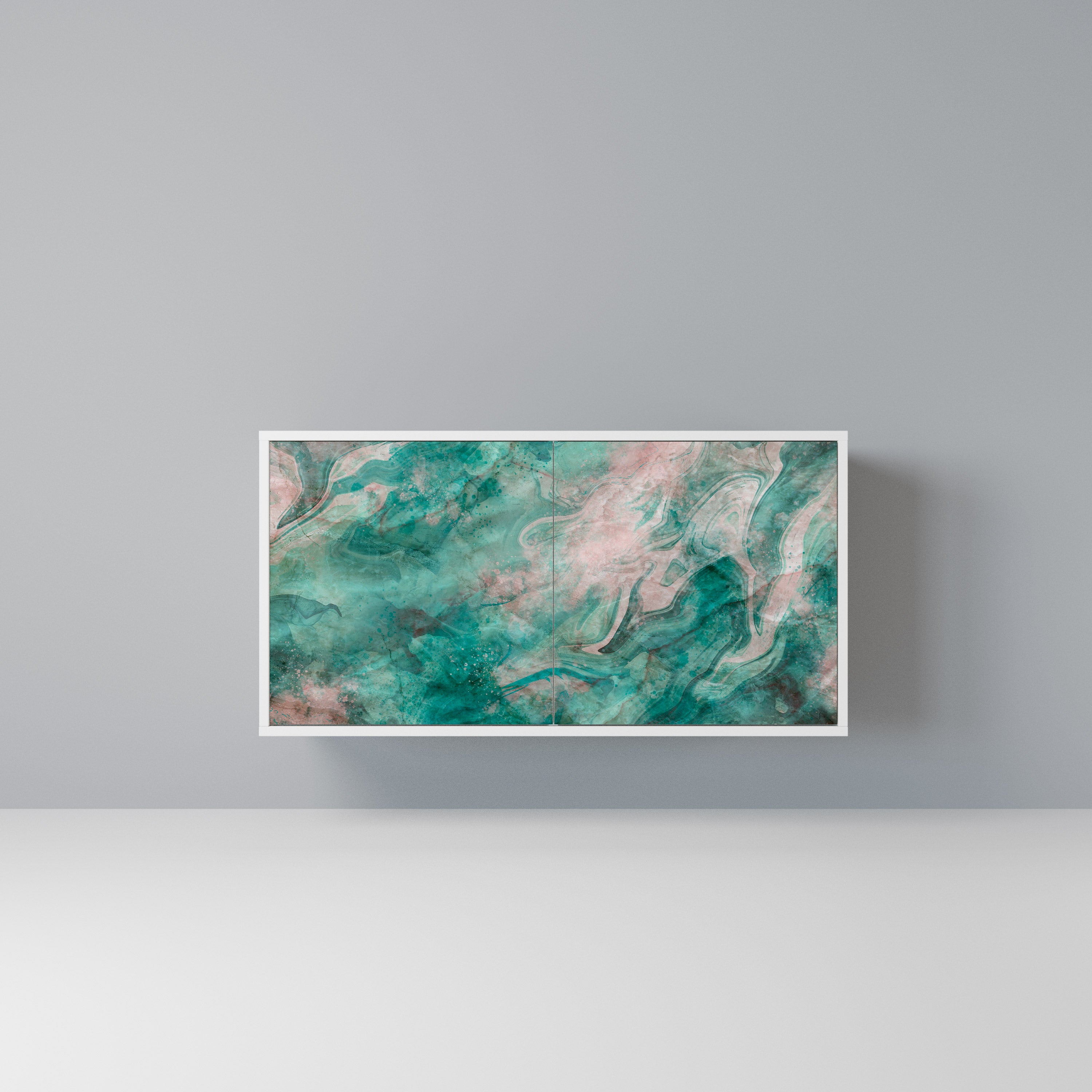 ABSTRACT ALCHEMY Komoda 2-drzwiowa korpus Biały