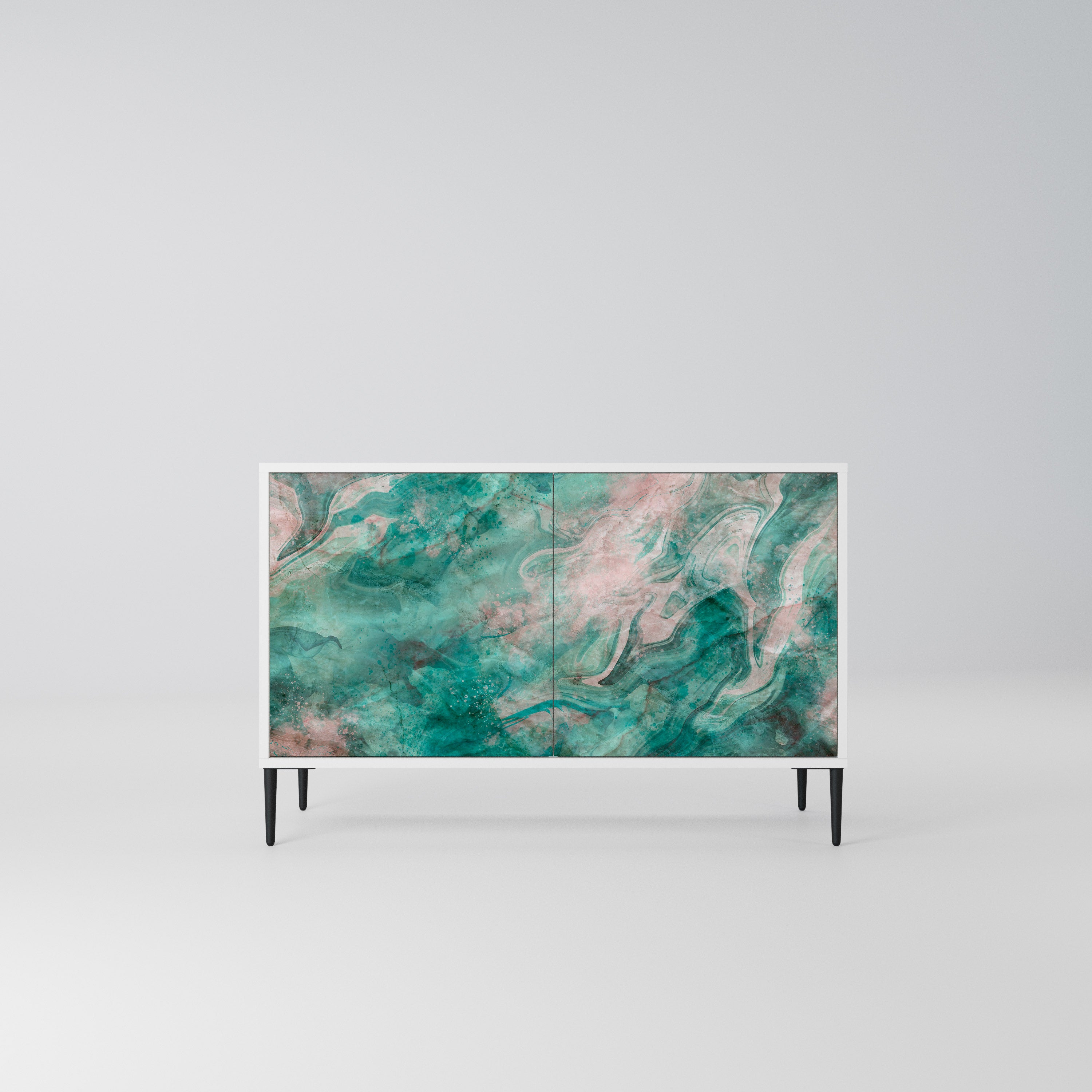 ABSTRACT ALCHEMY Komoda 2-drzwiowa korpus Biały