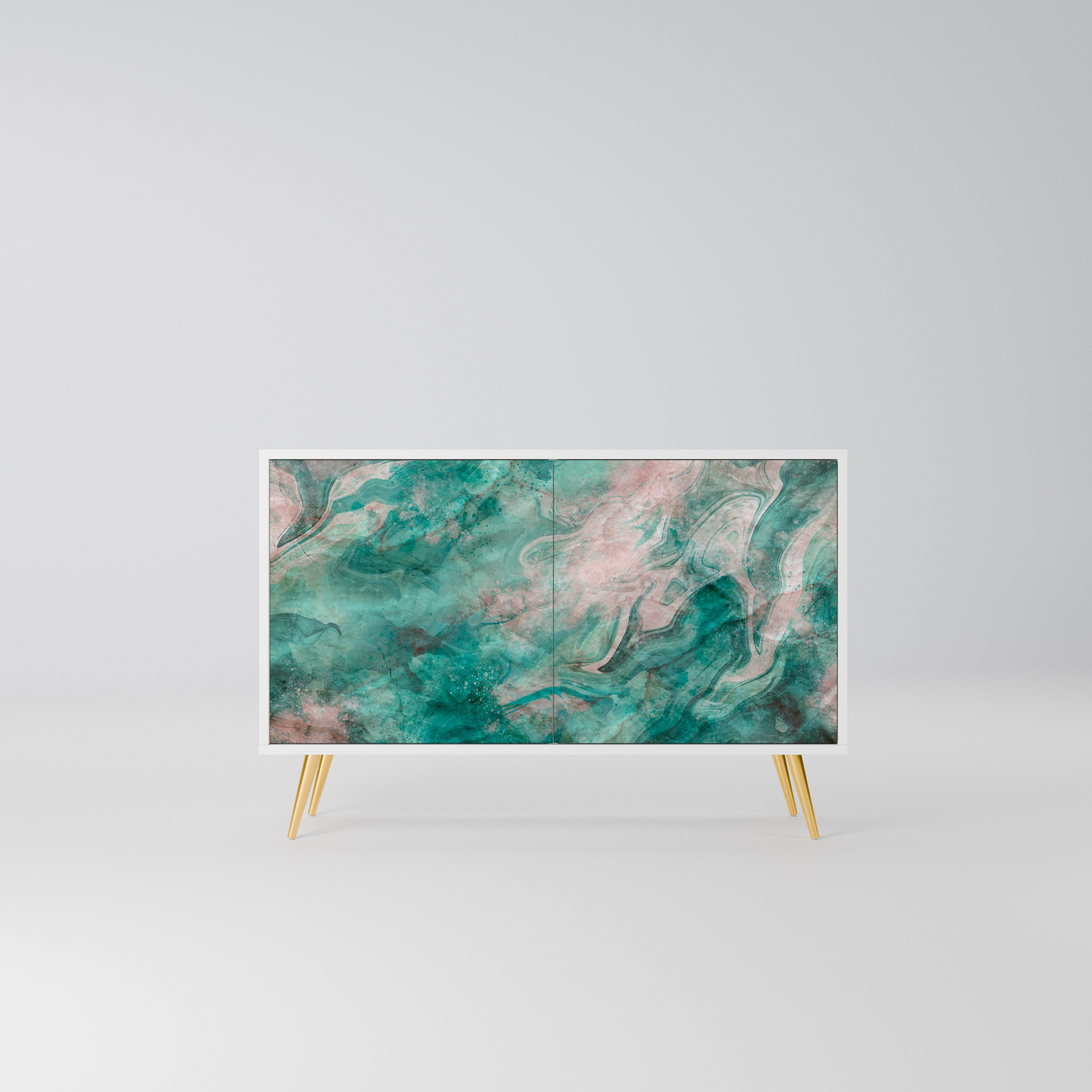 ABSTRACT ALCHEMY Komoda 2-drzwiowa korpus Biały