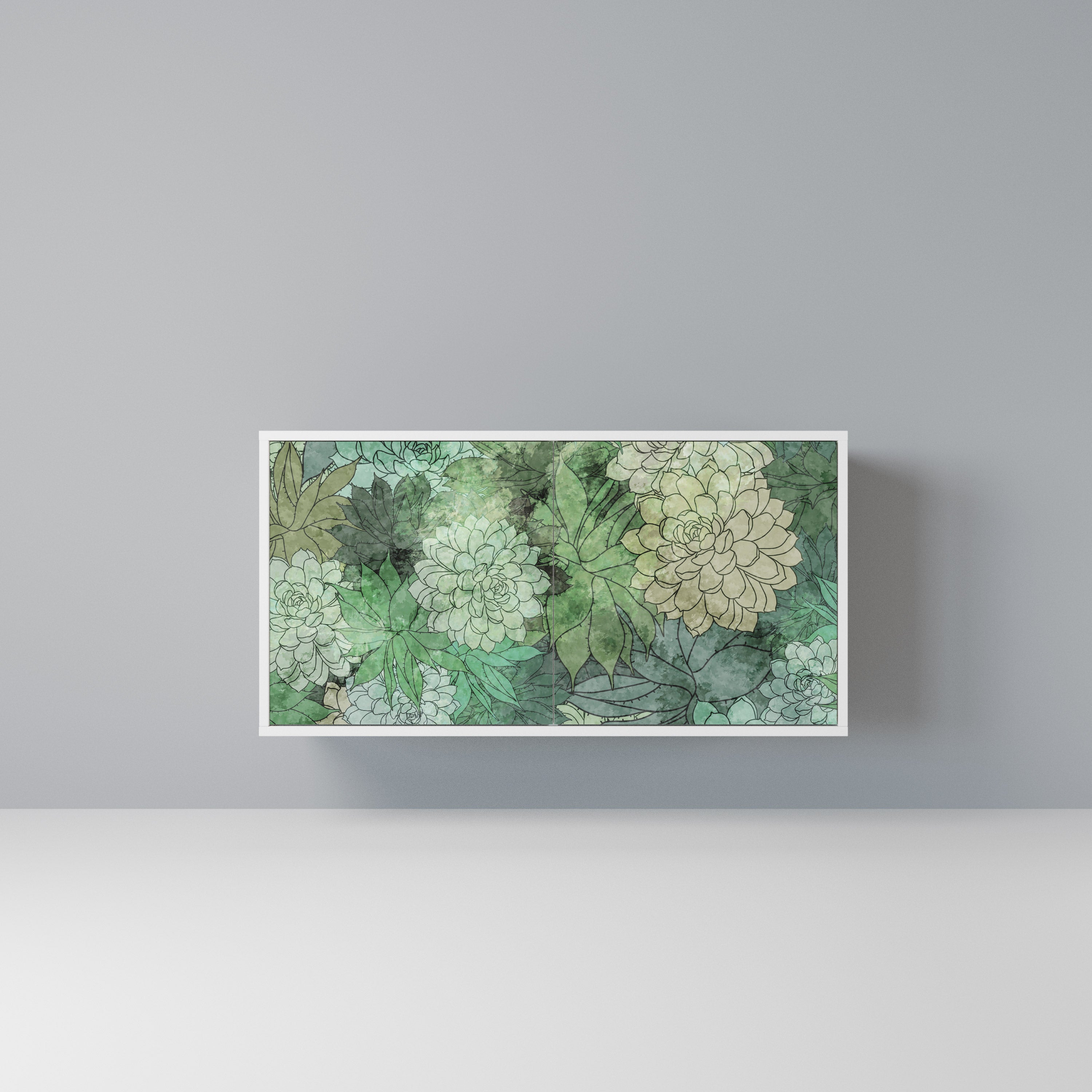 SUCCULENT CLUSTER Komoda 2-drzwiowa korpus Biały