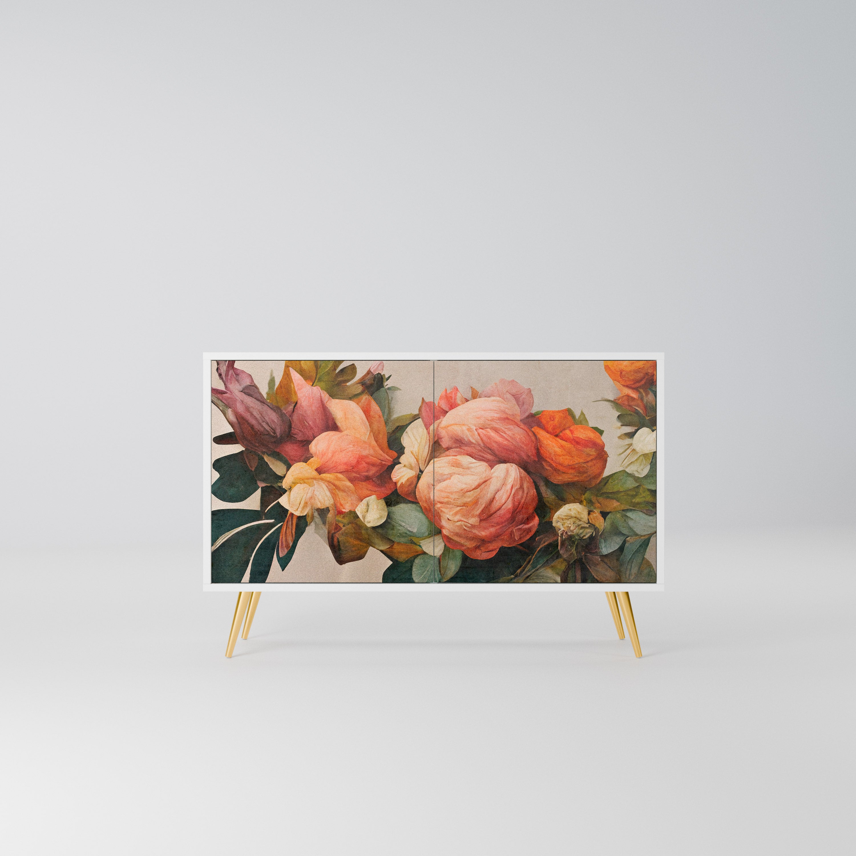 STYLISH BEAUTY Komoda 2-drzwiowa korpus Biały