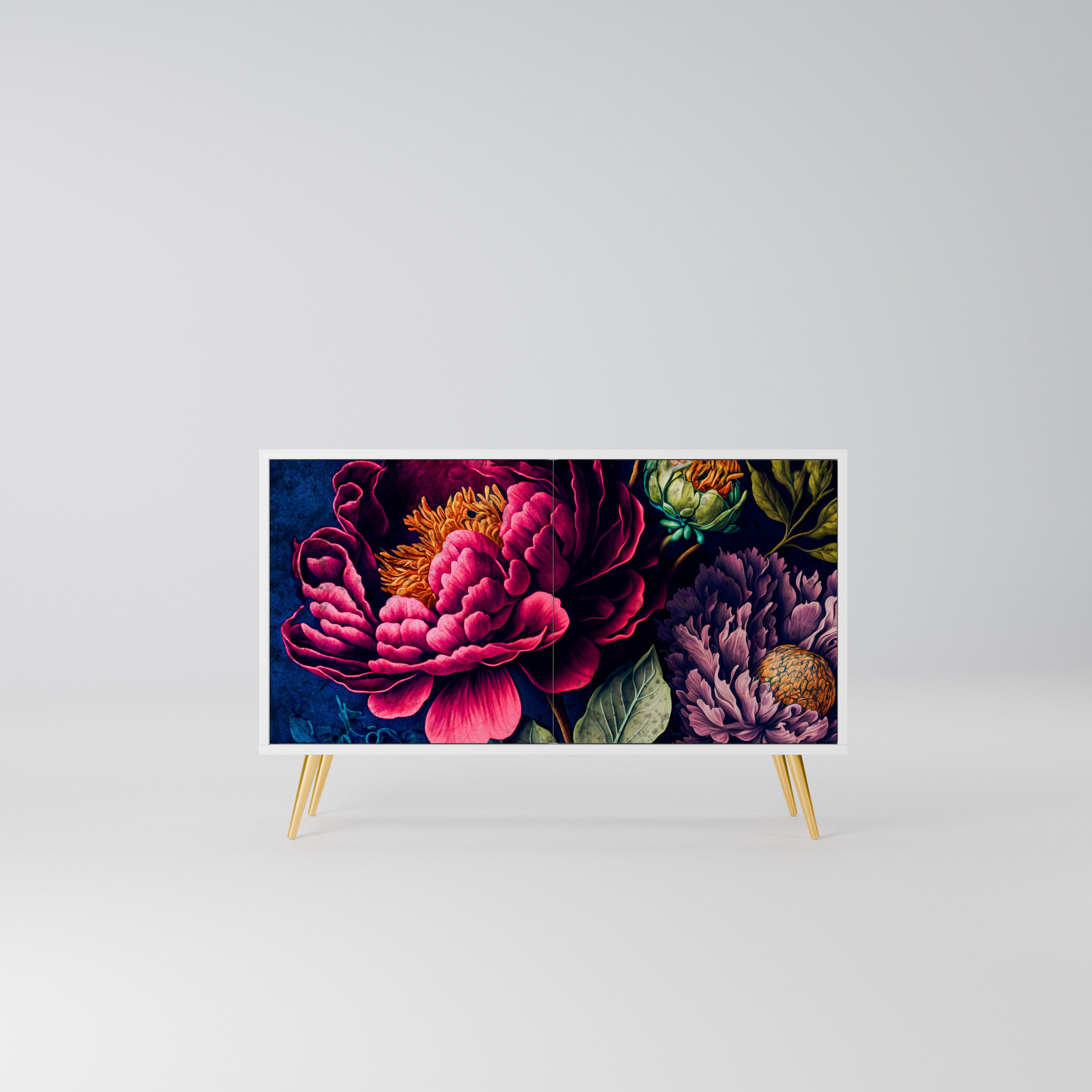 BLOOMING ELEGANCE Komoda 2-drzwiowa korpus Biały