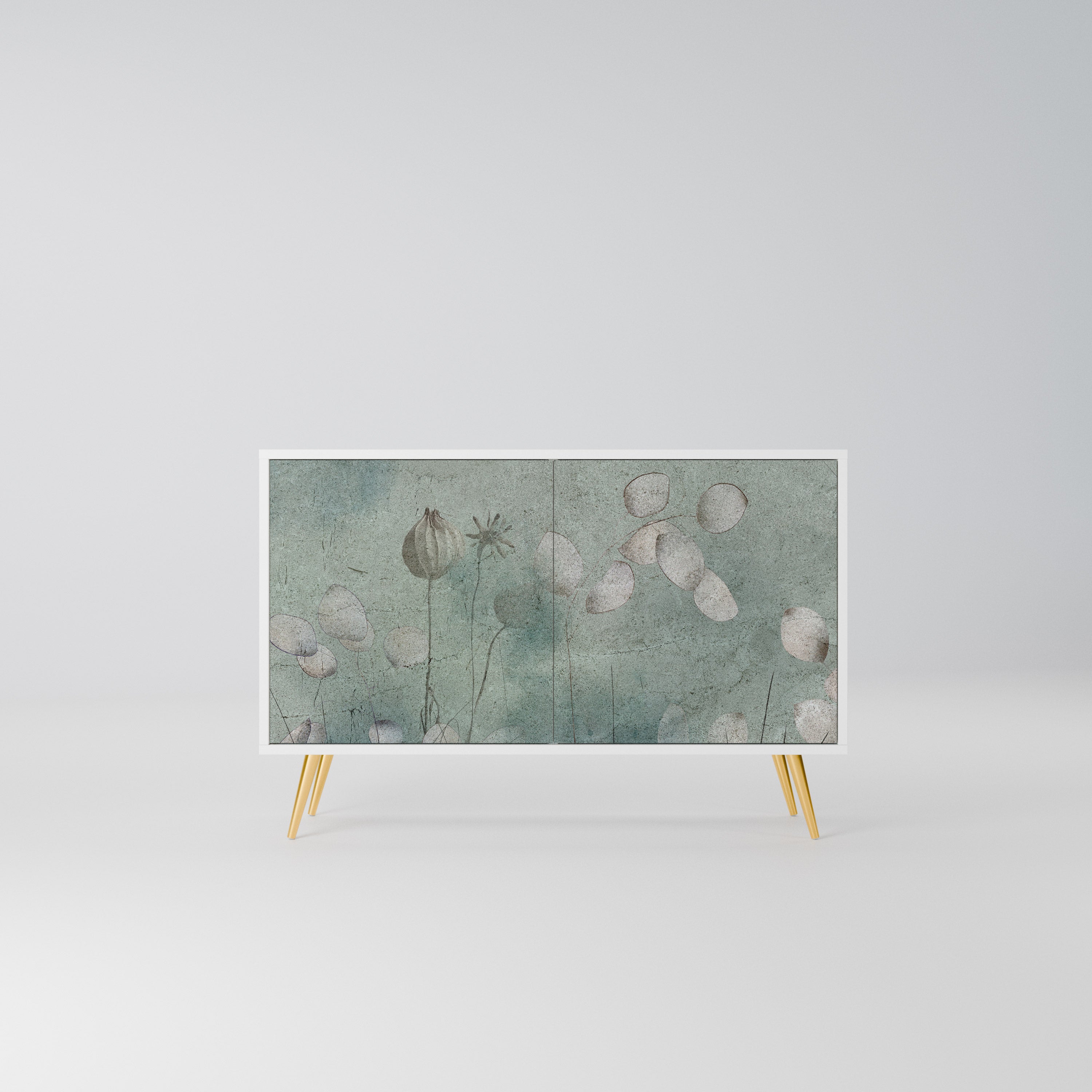 NIGHT LADY Komoda 2-drzwiowa korpus Biały