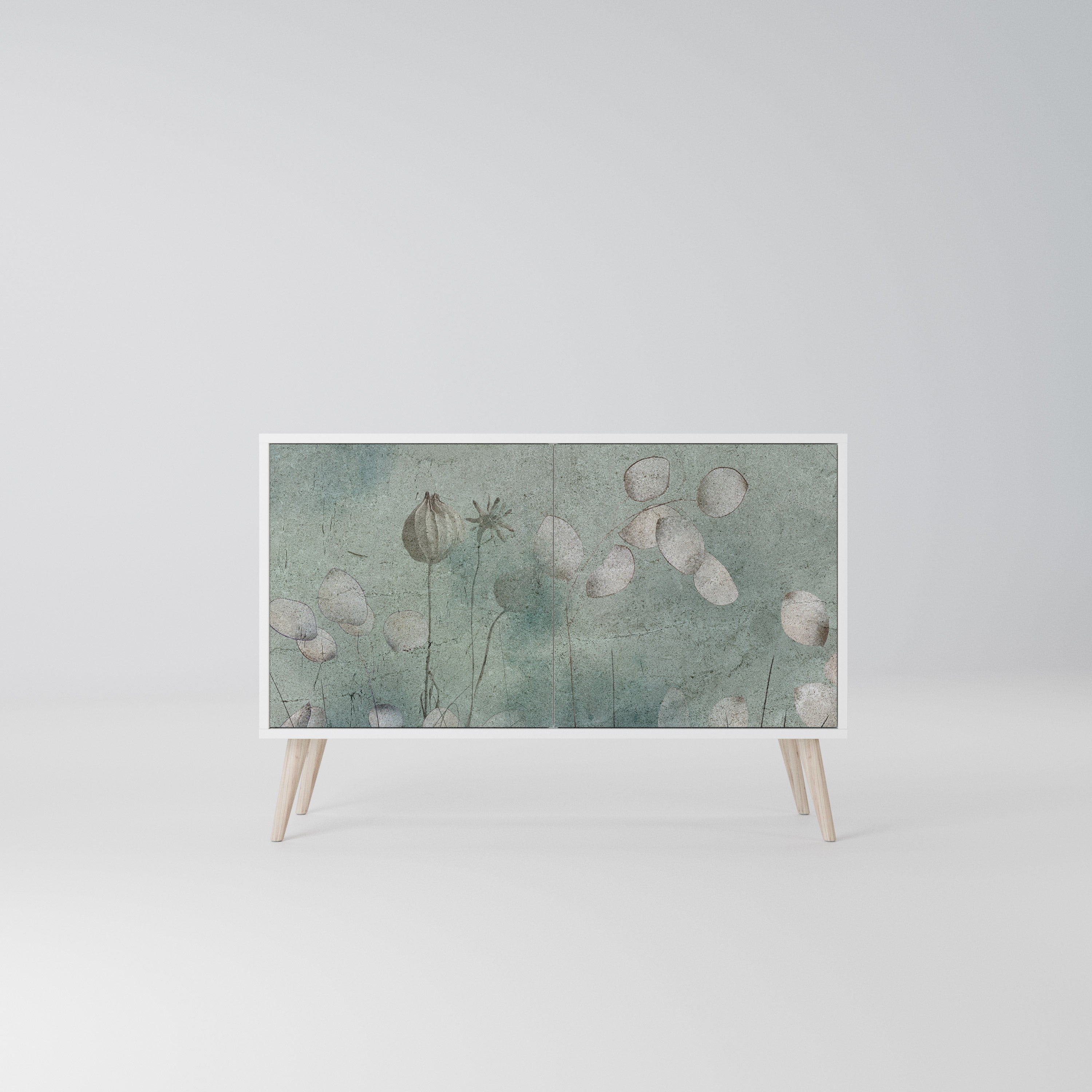 NIGHT LADY Komoda 2-drzwiowa korpus Biały