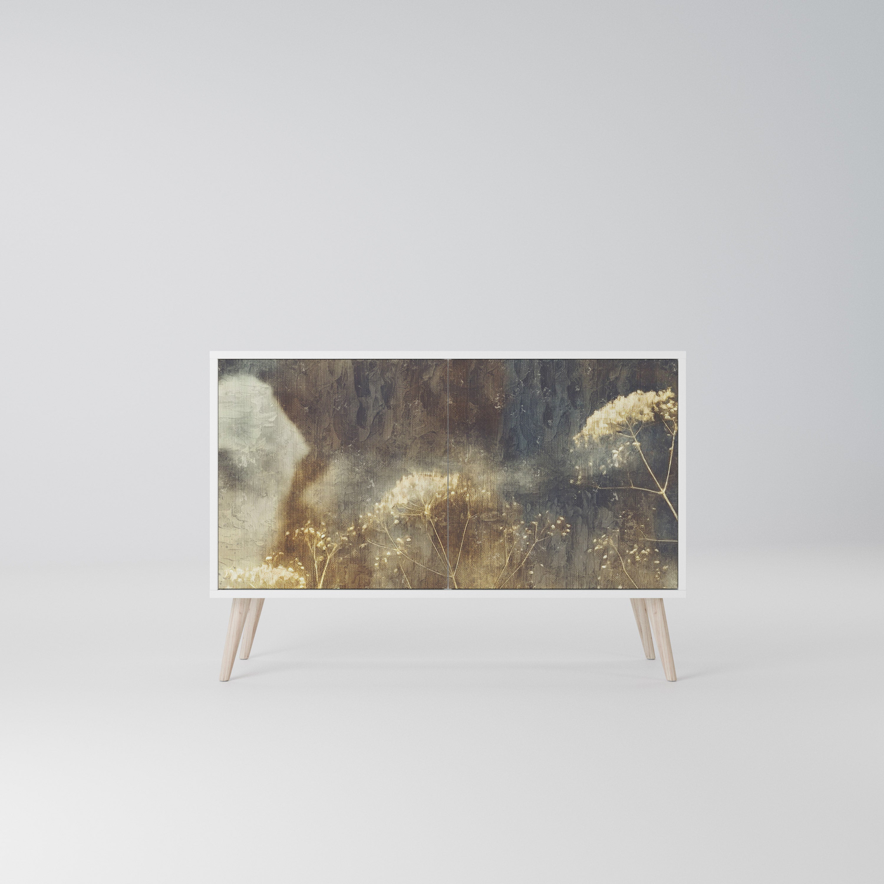 GENTLE POWER Komoda 2-drzwiowa korpus Biały