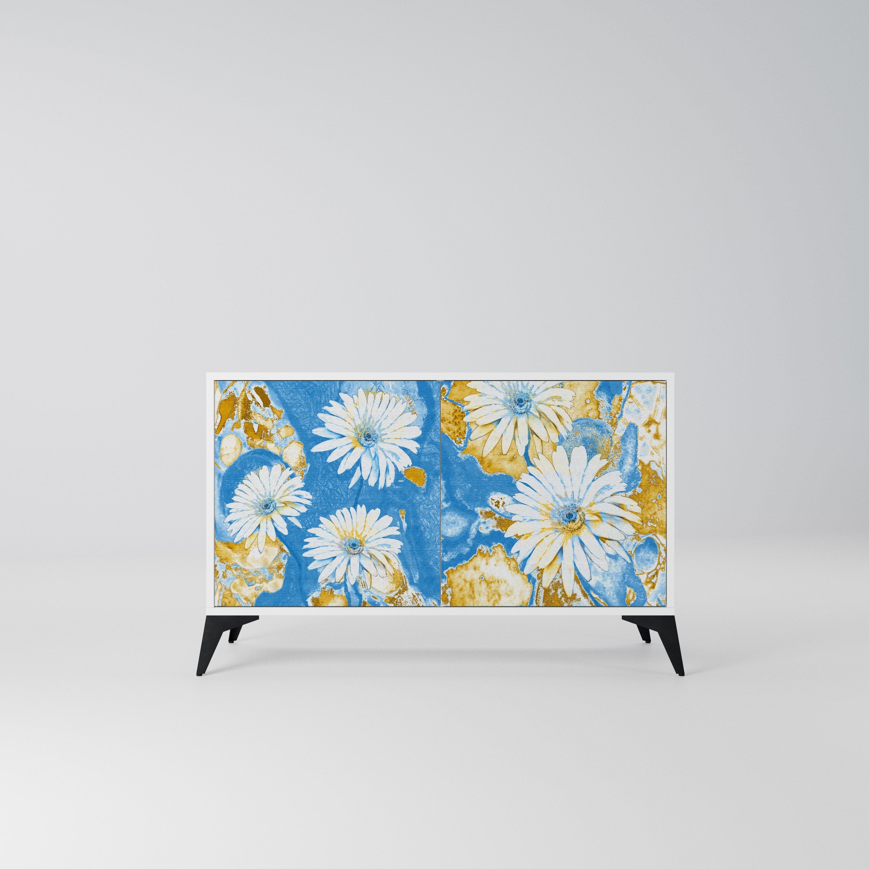 DAISY LUXE Komoda 2-drzwiowa korpus Biały