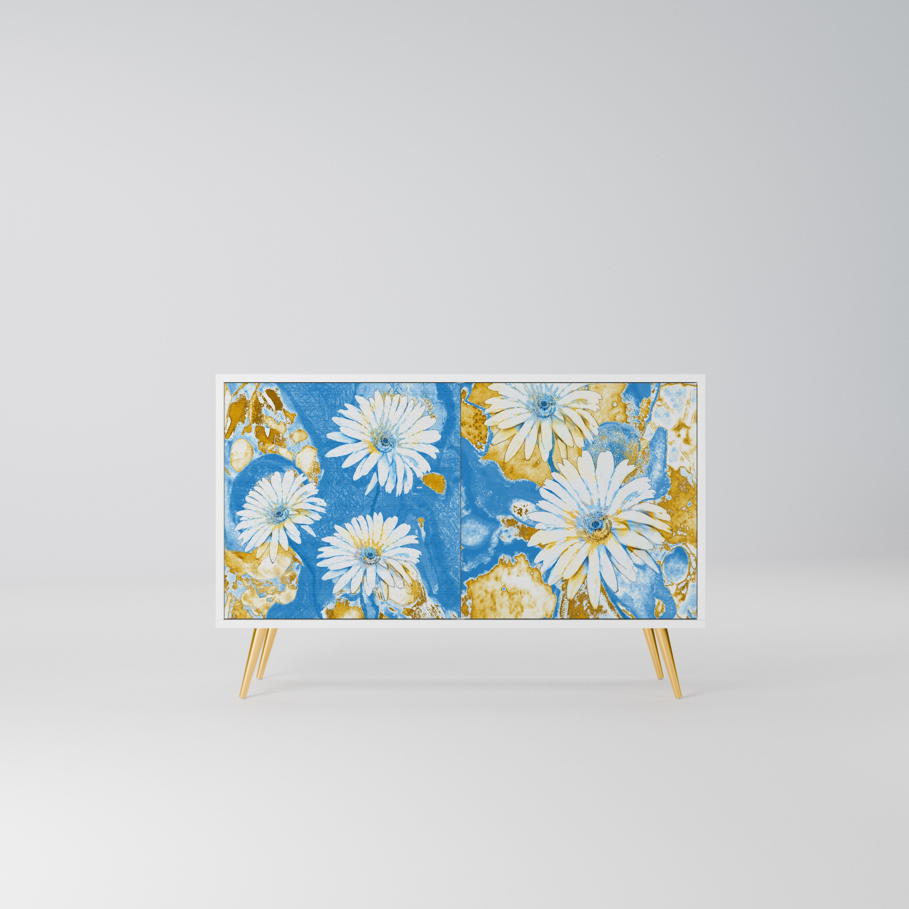 DAISY LUXE Komoda 2-drzwiowa korpus Biały